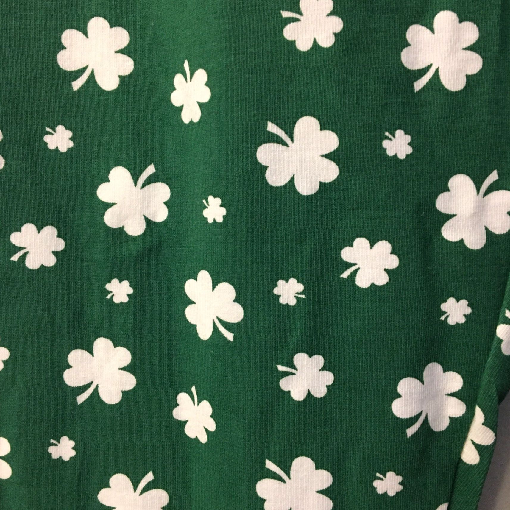 Vintage No Boundaries Leggings Juniors Green Shamrocks St. Patrick’s Day Sz M 7-9 NWT Size 32" / US 10 / IT 46 - 4 Thumbnail