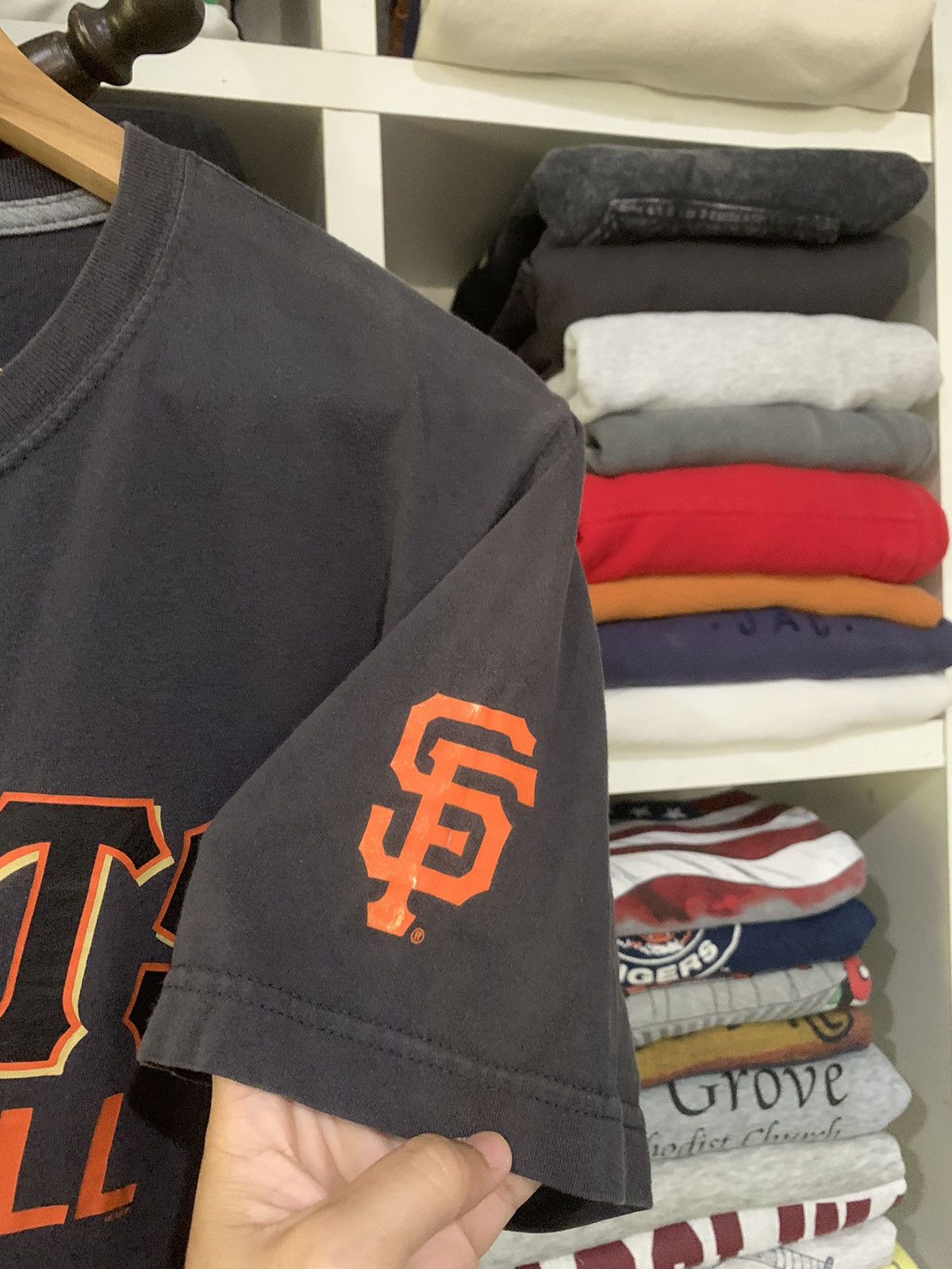 NFL × Nike Nike Giants Baseball Tee Size US M / EU 48-50 / 2 - 7 Thumbnail