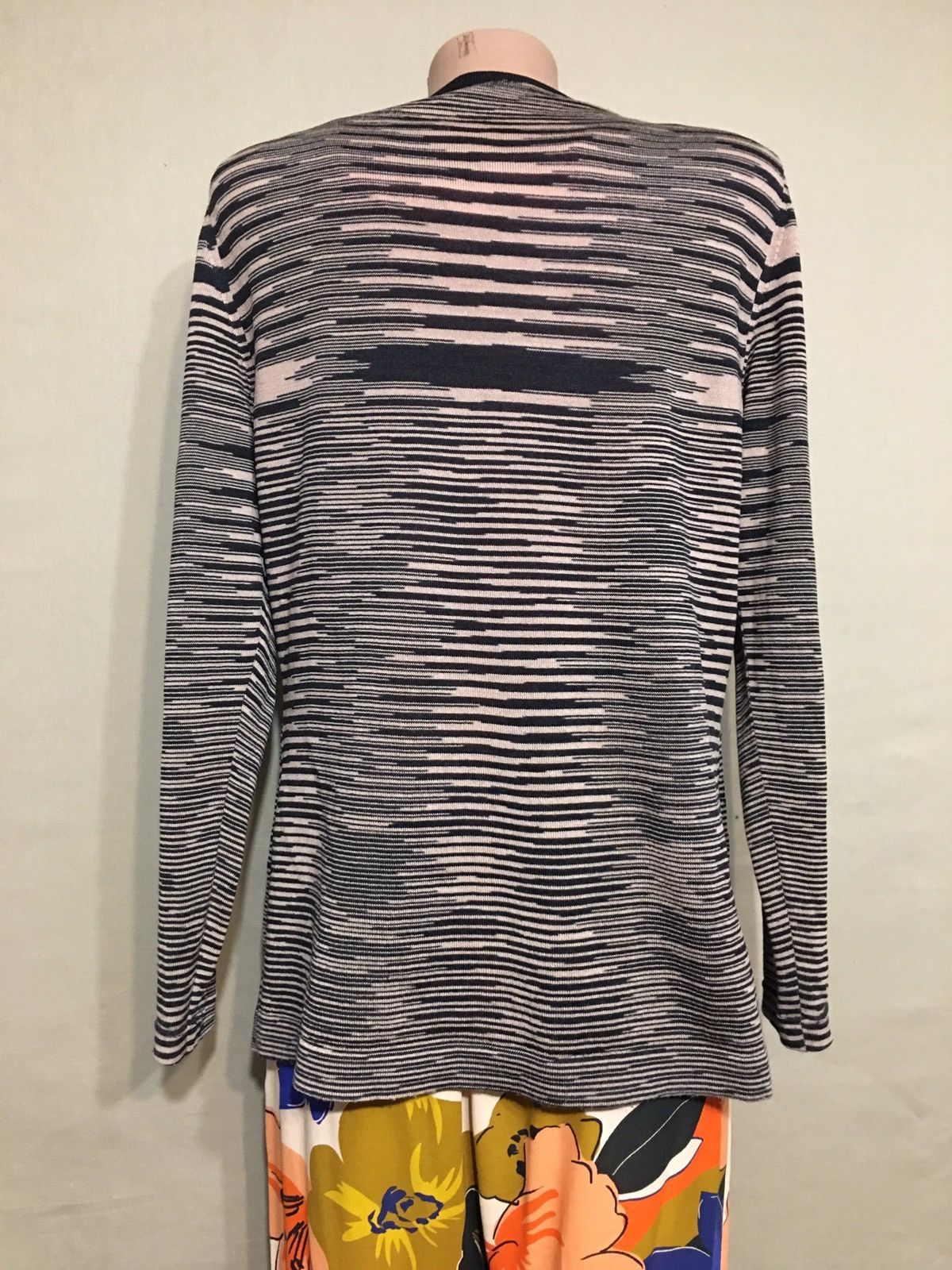 Missoni MISSONI Designer Stripped Wool Cardigan Sweater Size Eu 46 Size L / US 10 / IT 46 - 4 Thumbnail
