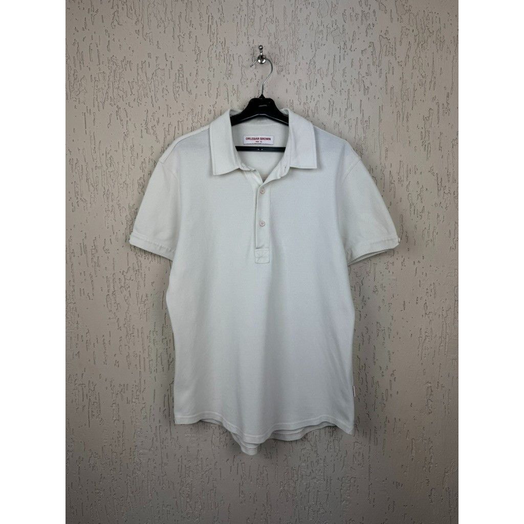 Orlebar Brown Orlebar Brown Sebastian Polo Shirt Size XL Tailored Fit Whit Size US XL / EU 56 / 4 - 1 Thumbnail