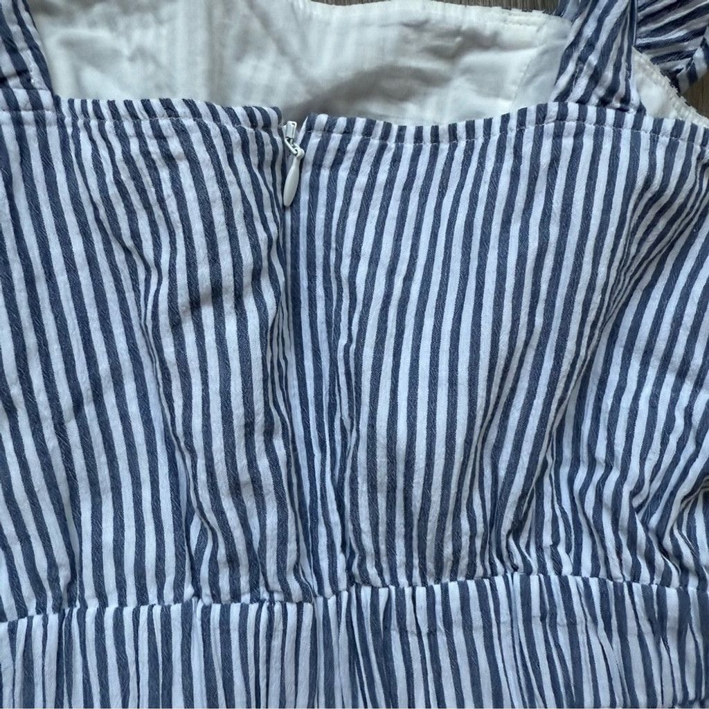 Club Monaco Club Monaco Blue and White Mini Sundress Size S / US 4 / IT 40 - 12 Thumbnail
