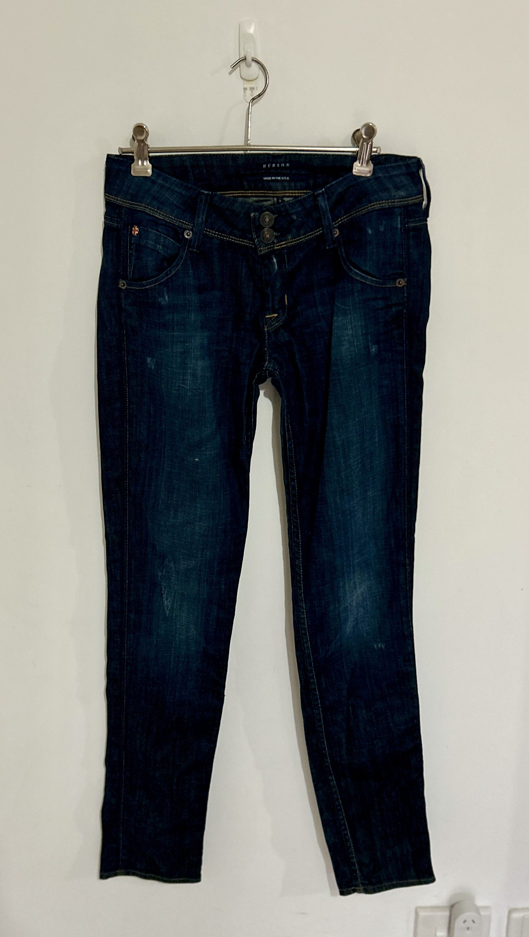Hudson Hudson Bootcut Dark Blue Denim Jeans Size 26" / US 2 / IT 38 - 1 Thumbnail