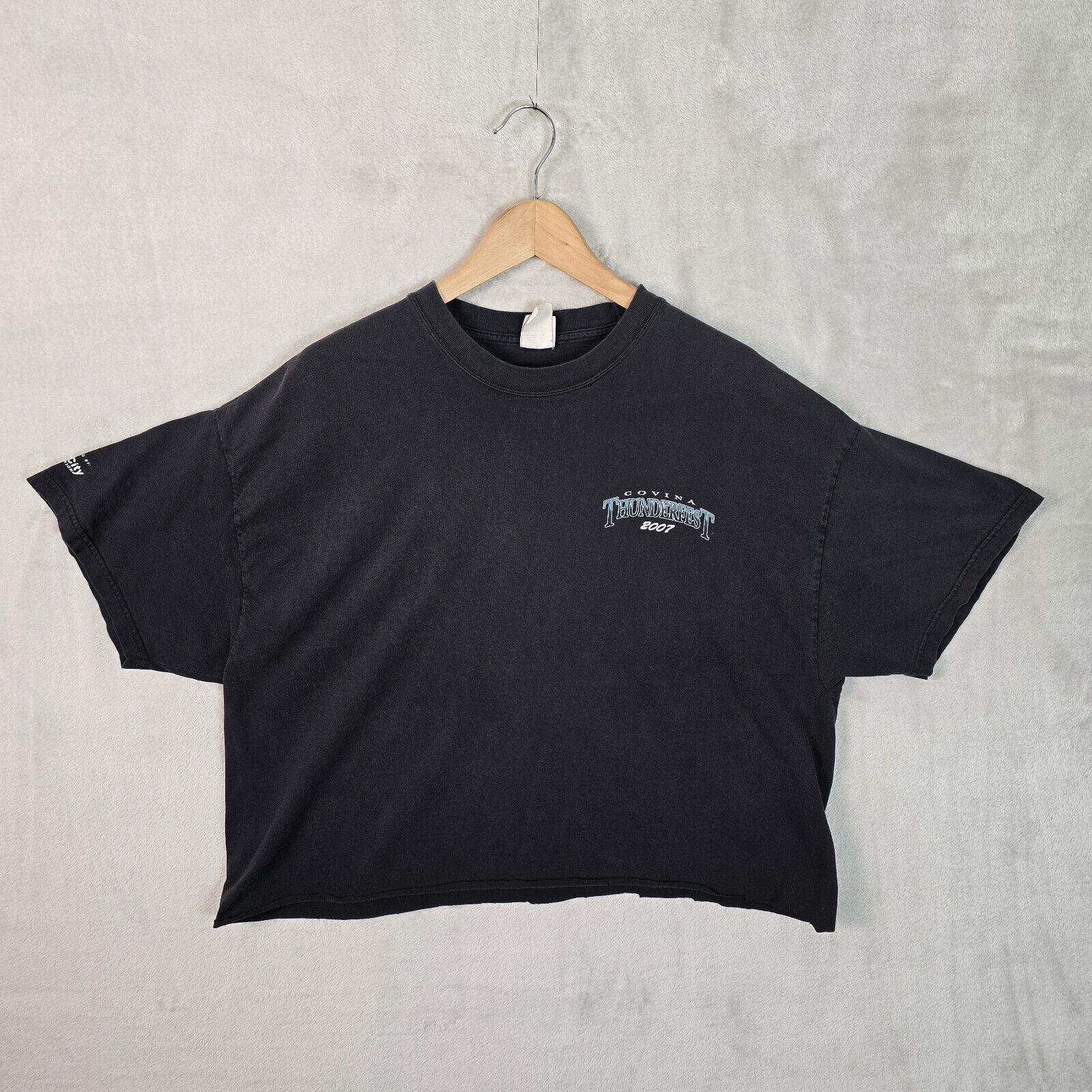 Hanes Thunderfest Car Show 2007 Cropped Shirt Size XXL Motorcycle Size XXL / US 16-18 / IT 52-54 - 3 Thumbnail