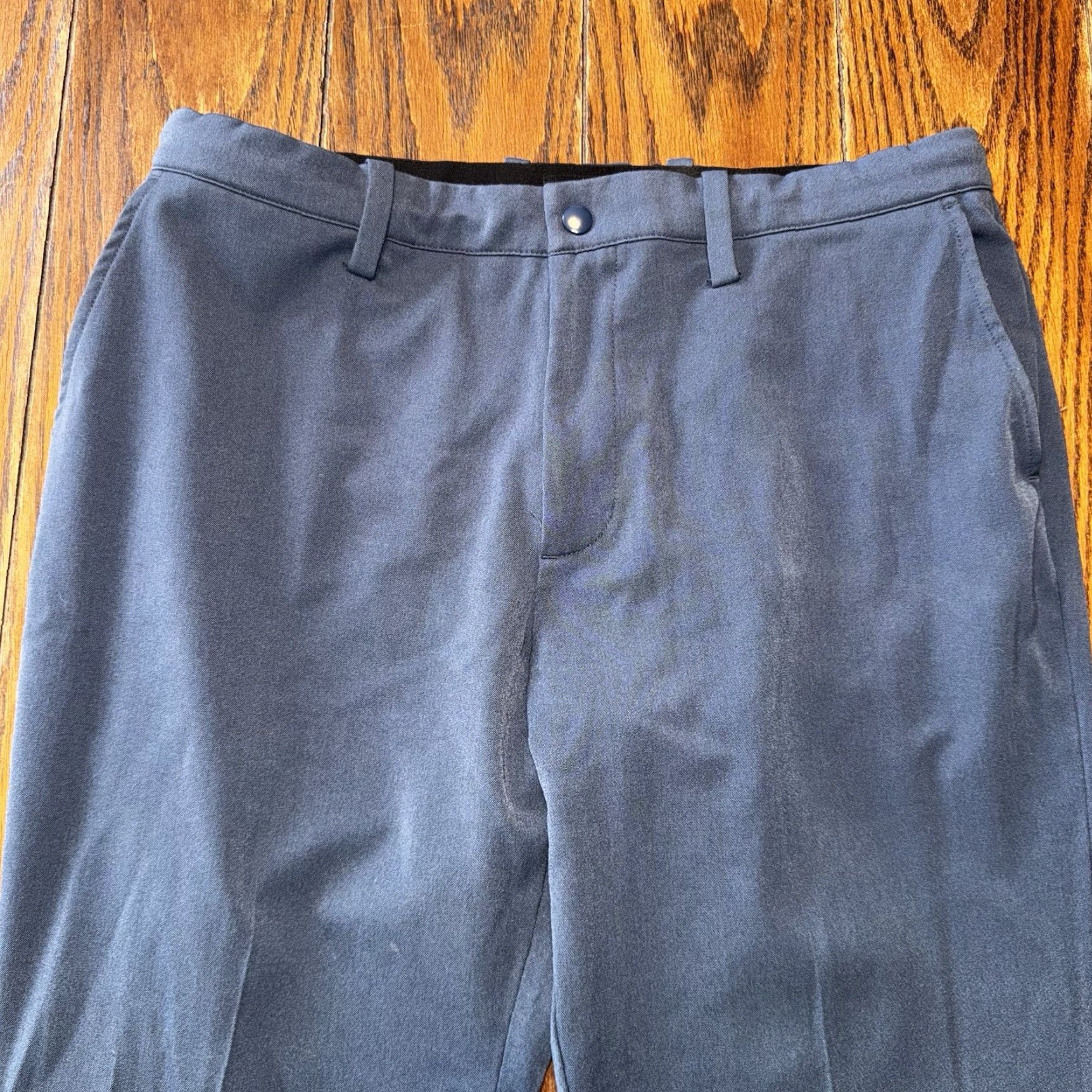 Quince Quince Pants Mens 34x30 Ocean Blue Ultra Stretch 24/7 Smart Chino Performance Size US 34 / EU 50 - 3 Thumbnail