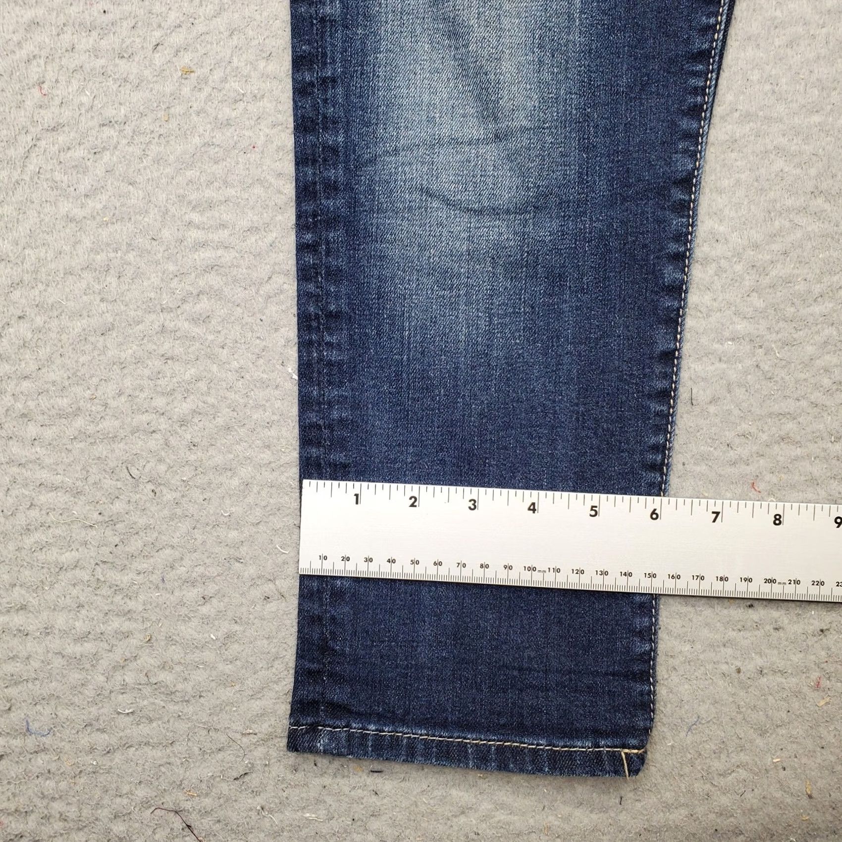 Vintage KUT from the Kloth Angie Cropped Boyfriend Jeans Womens 4 Blue Denim Skinny Leg Jeans Size 27" / US 4 / IT 40 - 5 Thumbnail