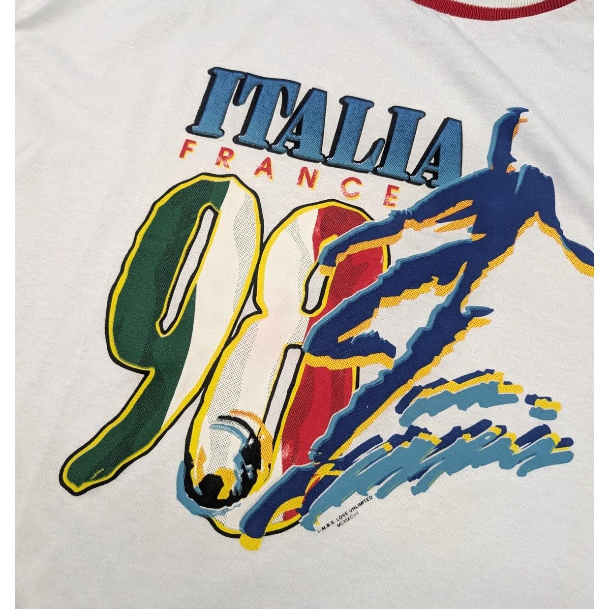 Vintage Vintage 1998 France Fifa World Cup Team Italia t-shirt Size US XL / EU 56 / 4 - 2 Thumbnail