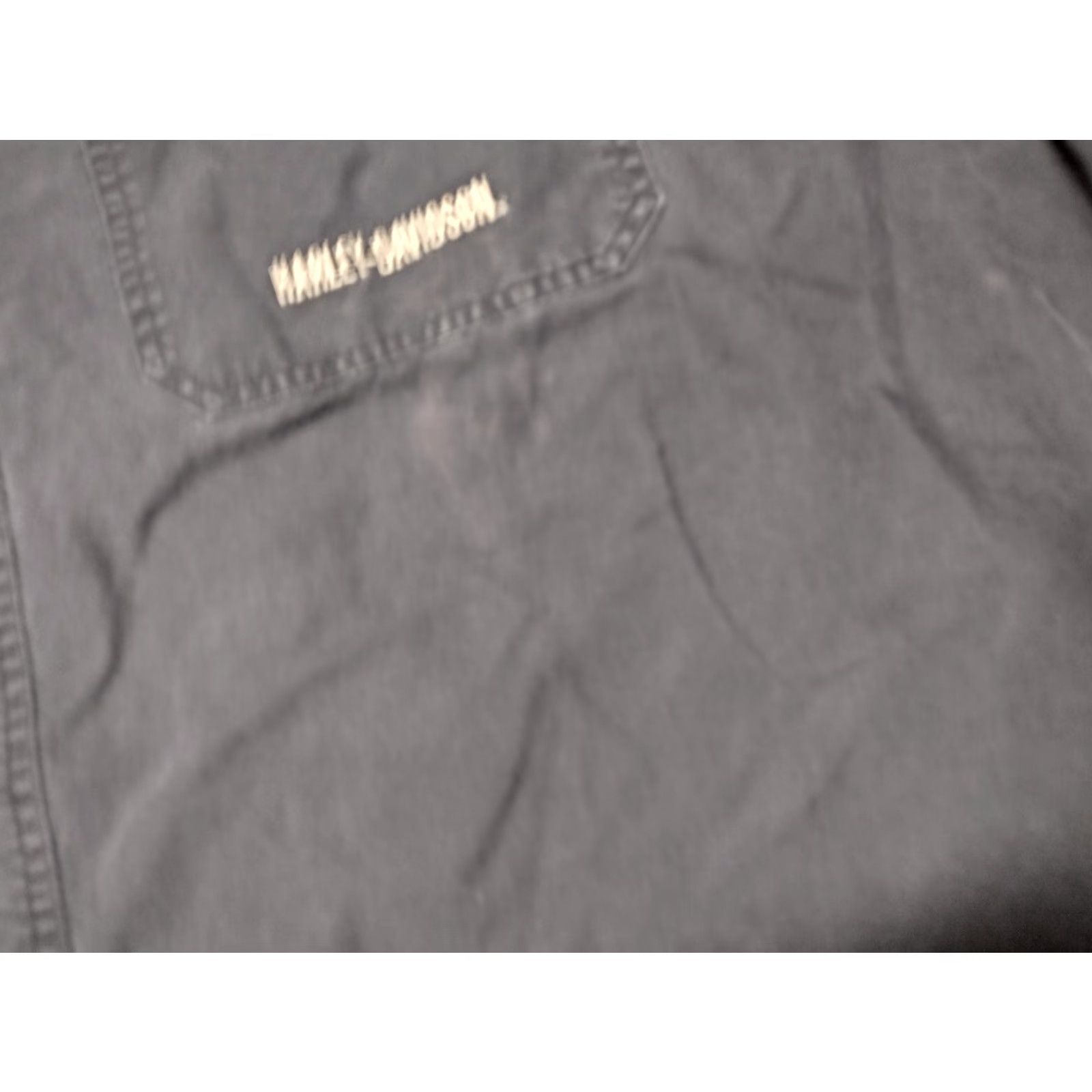 Harley Davidson Harley-Davidson Shirt Biker Motorcycle Retro Punk Embroidered 3XL Button-Up Black Mens Regular 100% Cotton Collared Long Sleeve Vintage: No Size US XXL / EU 58 / 5 - 4 Thumbnail