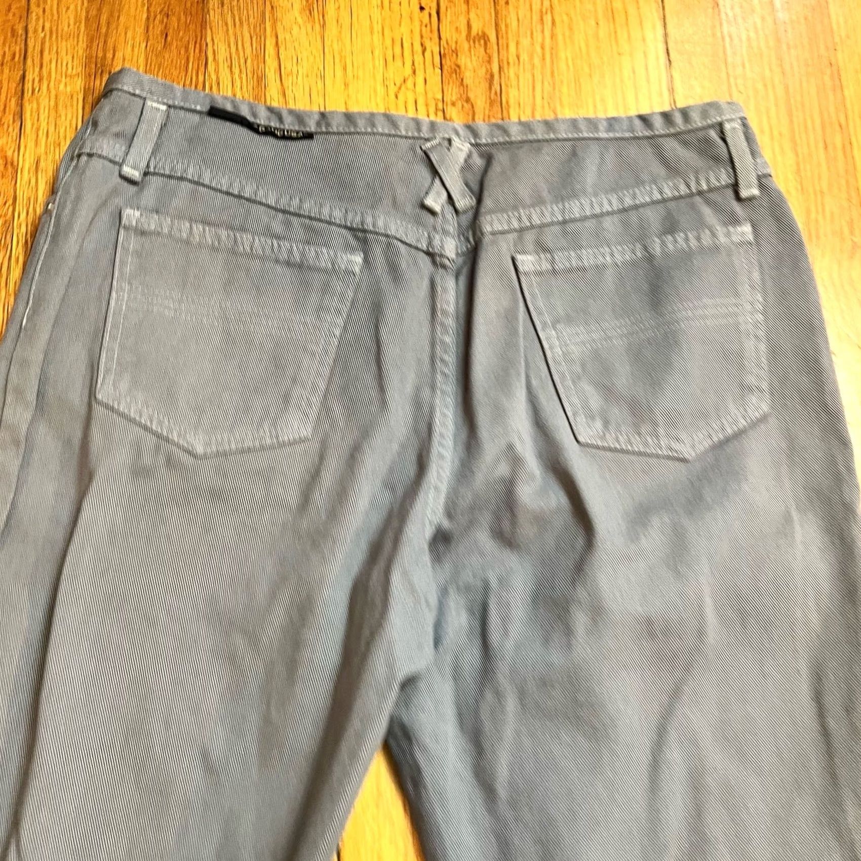 NANGA VINTAGE Hot & The Gang Jeans Womens 15 Flare Gray Button Front Pants Womens 15 Flare Gray Jeans 32x32 Size 36" / US 14 / IT 50 - 5 Thumbnail