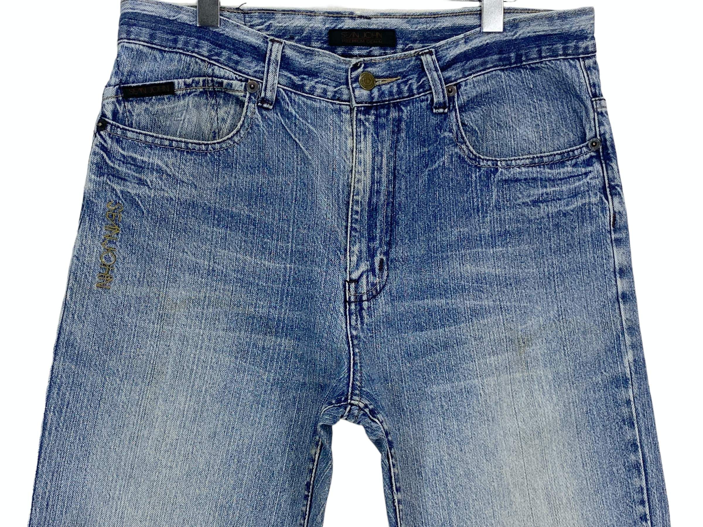 Sean John Sean John Jeans Hip Hop Skateboard Pants Baggy Jeans Size US 35 - 3 Thumbnail