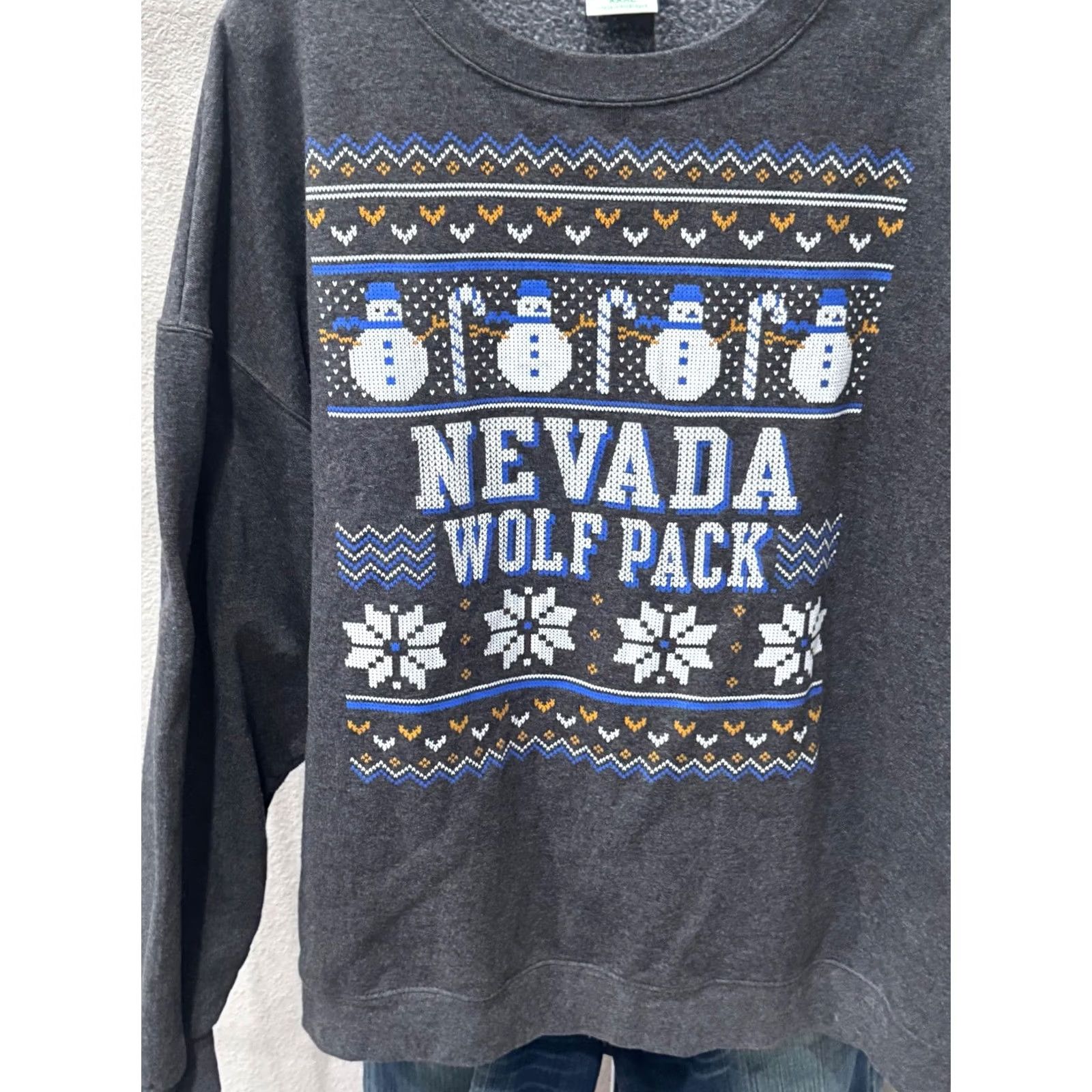 Champion Champion Reno Nevada Wolf Pack Christmas Sweater 3XL XXXL Mens Size US XXL / EU 58 / 5 - 5 Thumbnail