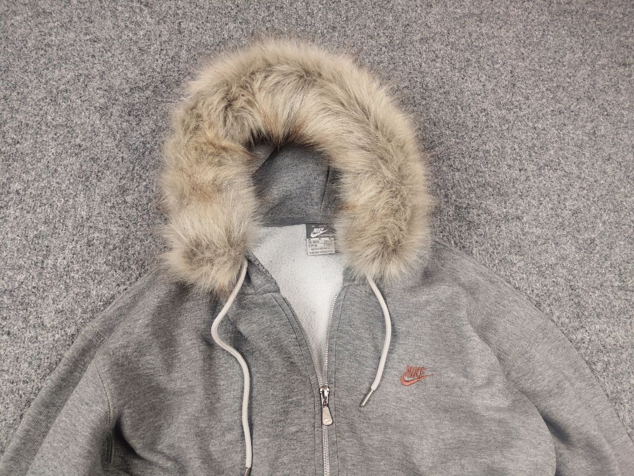 Nike Vintage Nike Oversized Fur Zip Hoodie if six was nine LGB Size US XL / EU 56 / 4 - 4 Thumbnail