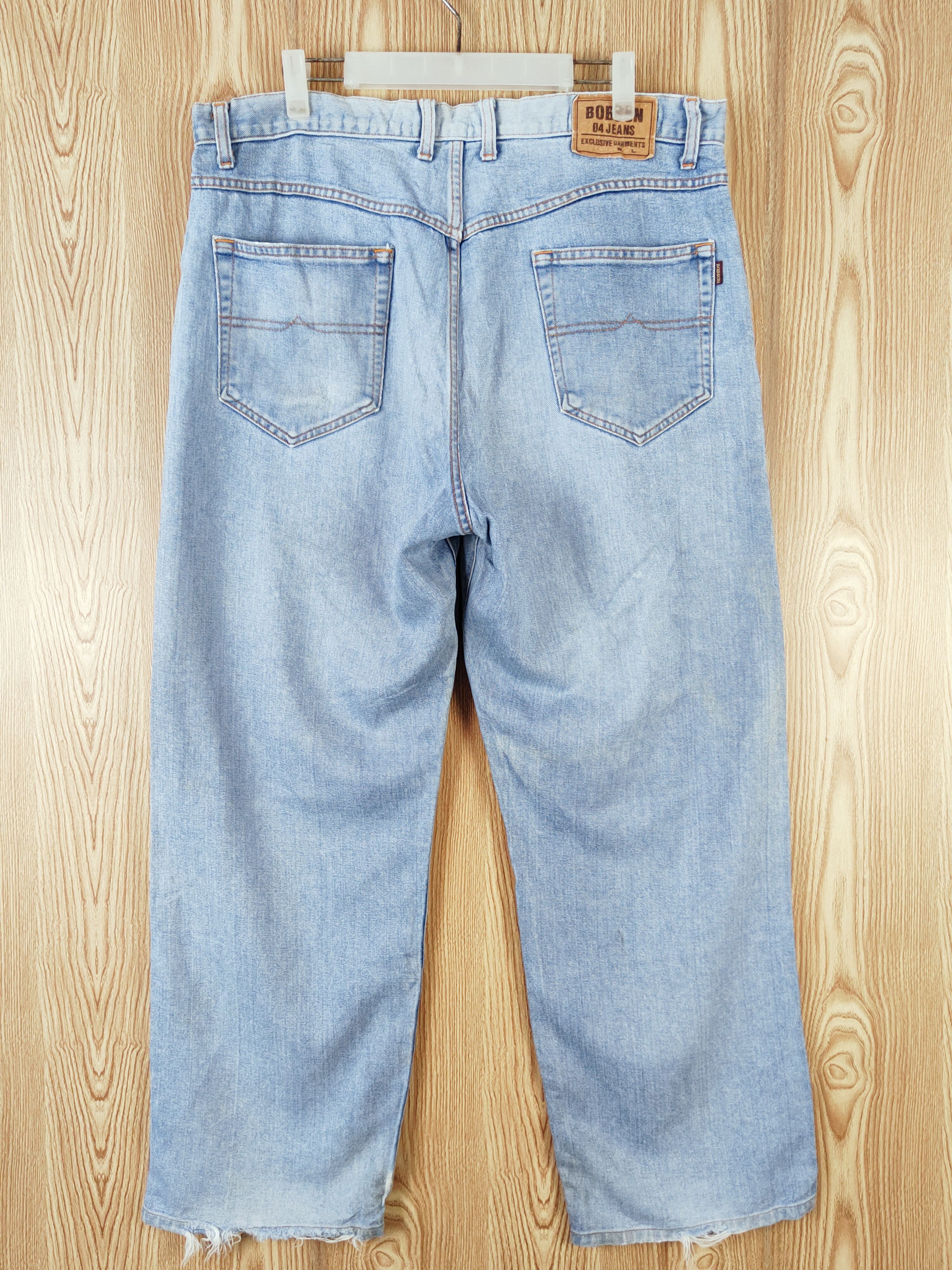 Japanese Brand Bobson Blue Distressed Ripped Jeans #W617 Size US 38 / EU 54 - 9 Thumbnail