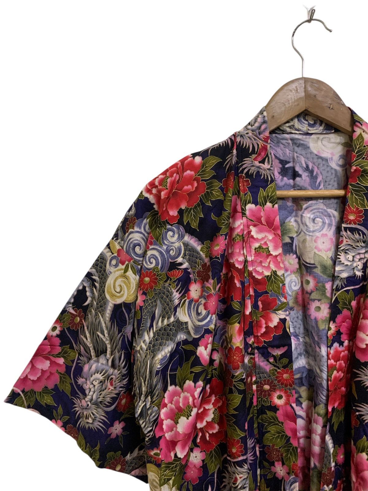 Vintage Final Drop🔥Vintage Traditional Kimono Dragon Overprint Size US L / EU 52-54 / 3 - 3 Thumbnail
