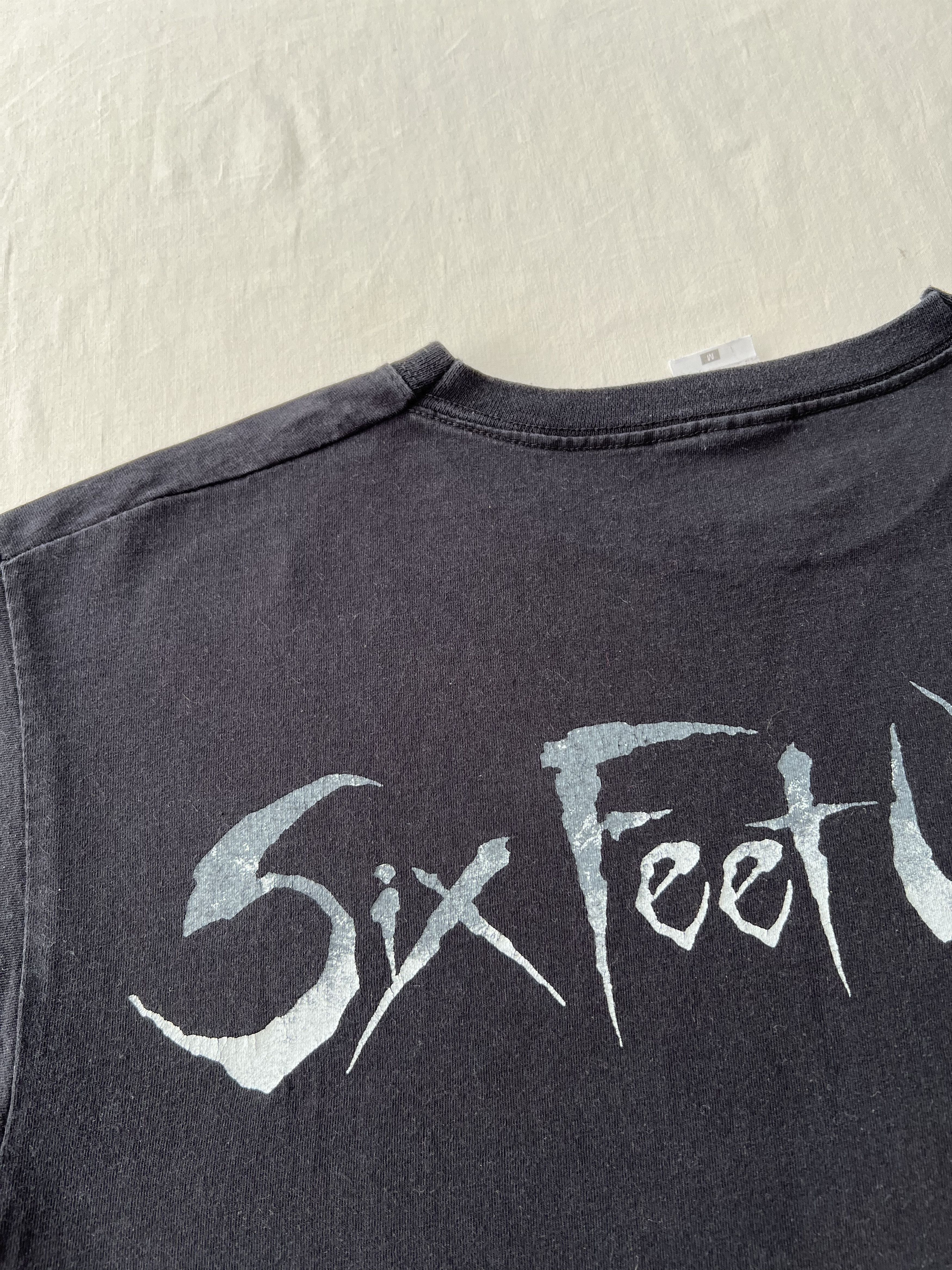 Band Tees Vintage 2000s Six Feet Under Skull Crow Black T-shirt Size US M / EU 48-50 / 2 - 11 Thumbnail