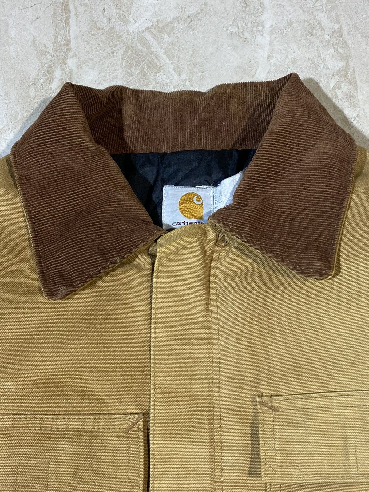 Carhartt 🔥 CARHARTT CANVAS WORK JACKET Y2K DETROIT VIBES USA MADE Size US M / EU 48-50 / 2 - 11 Thumbnail