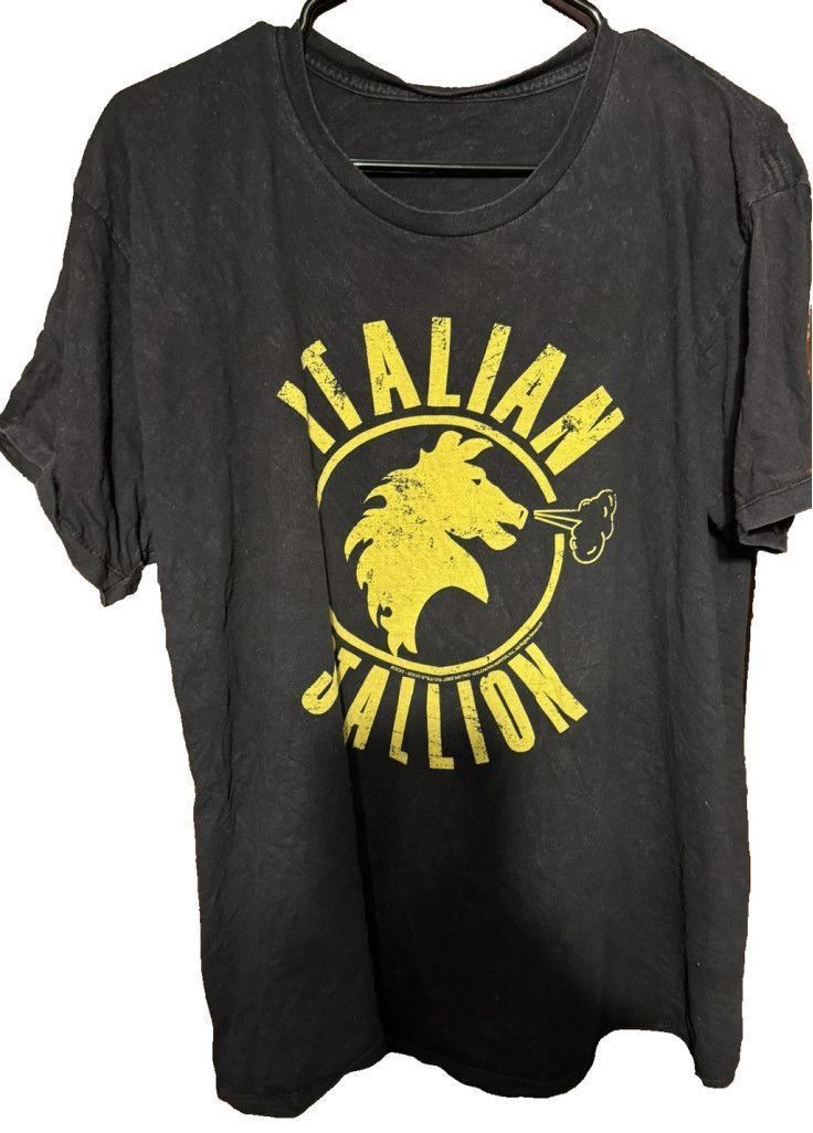 Hard Rock Cafe Rocky Movie Italian Stallion Logo T-Shirt Men Sz L (?) Black Size US L / EU 52-54 / 3 - 1 Thumbnail
