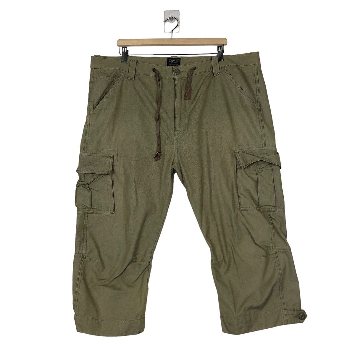 Alpha Industries 🔥Cropped Biker Pants Cargo Alpha Industries Pocket Bondage Size US 42 / EU 58 - 1 Thumbnail