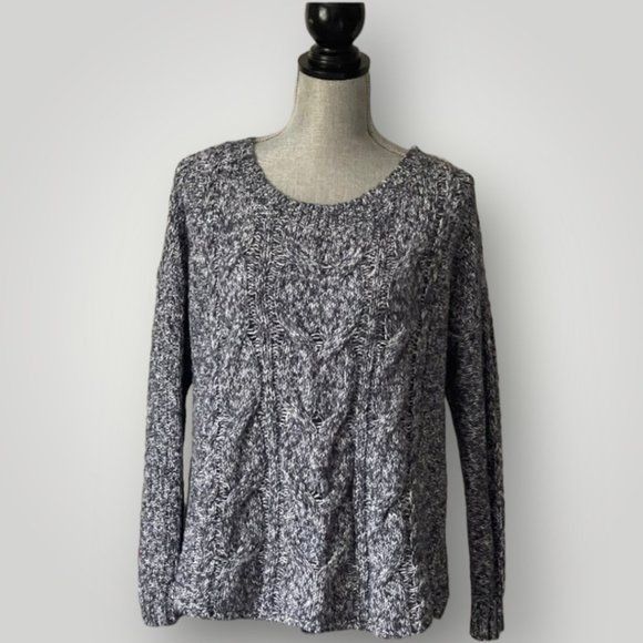 Hollister Hollister Marbled Cable Knit Women's Sweater Large Size L / US 10 / IT 46 - 1 Thumbnail