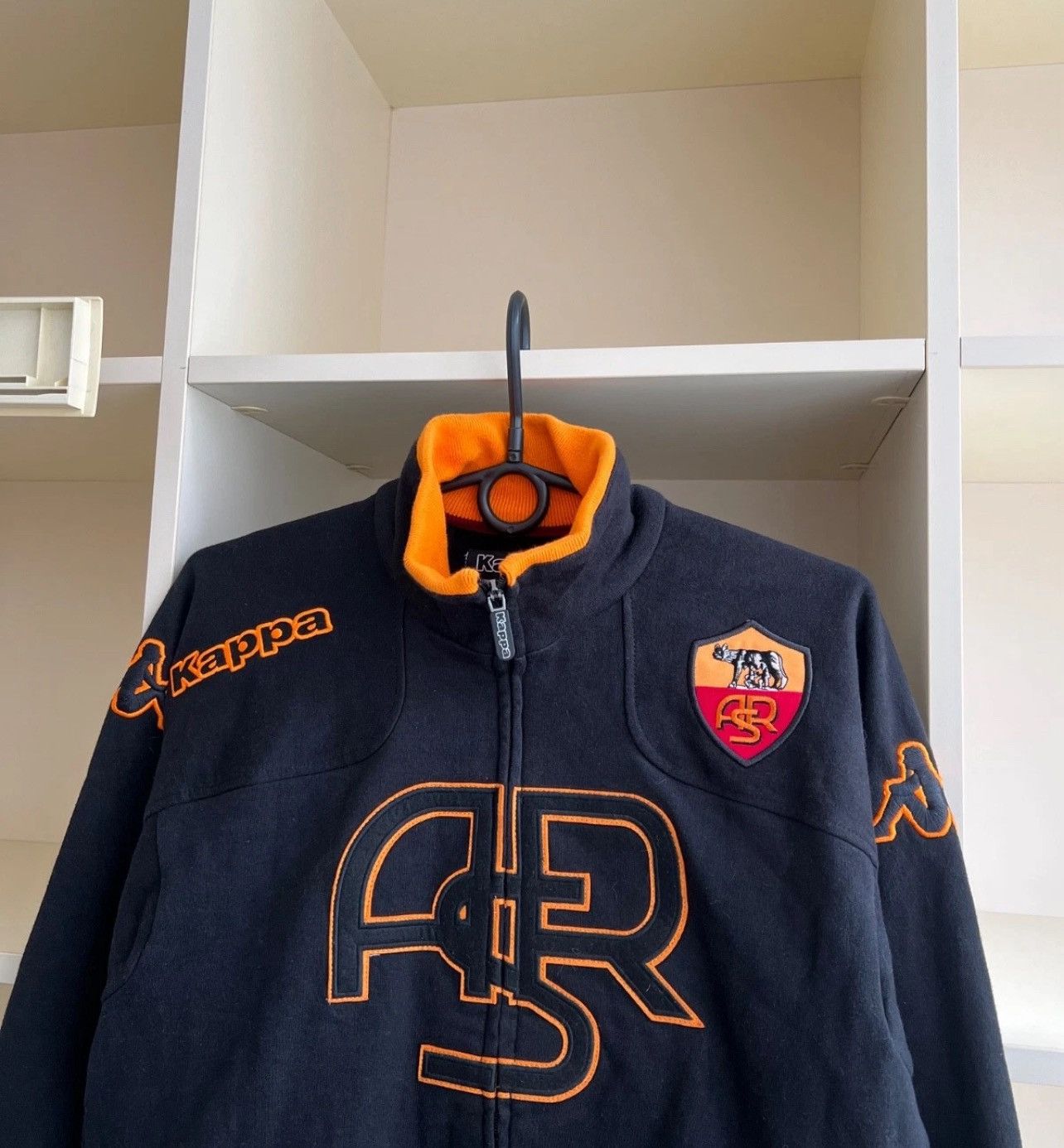 Kappa Vintage Kappa AS Roma Football Jacket Soccer Track Top Size US S / EU 44-46 / 1 - 4 Thumbnail