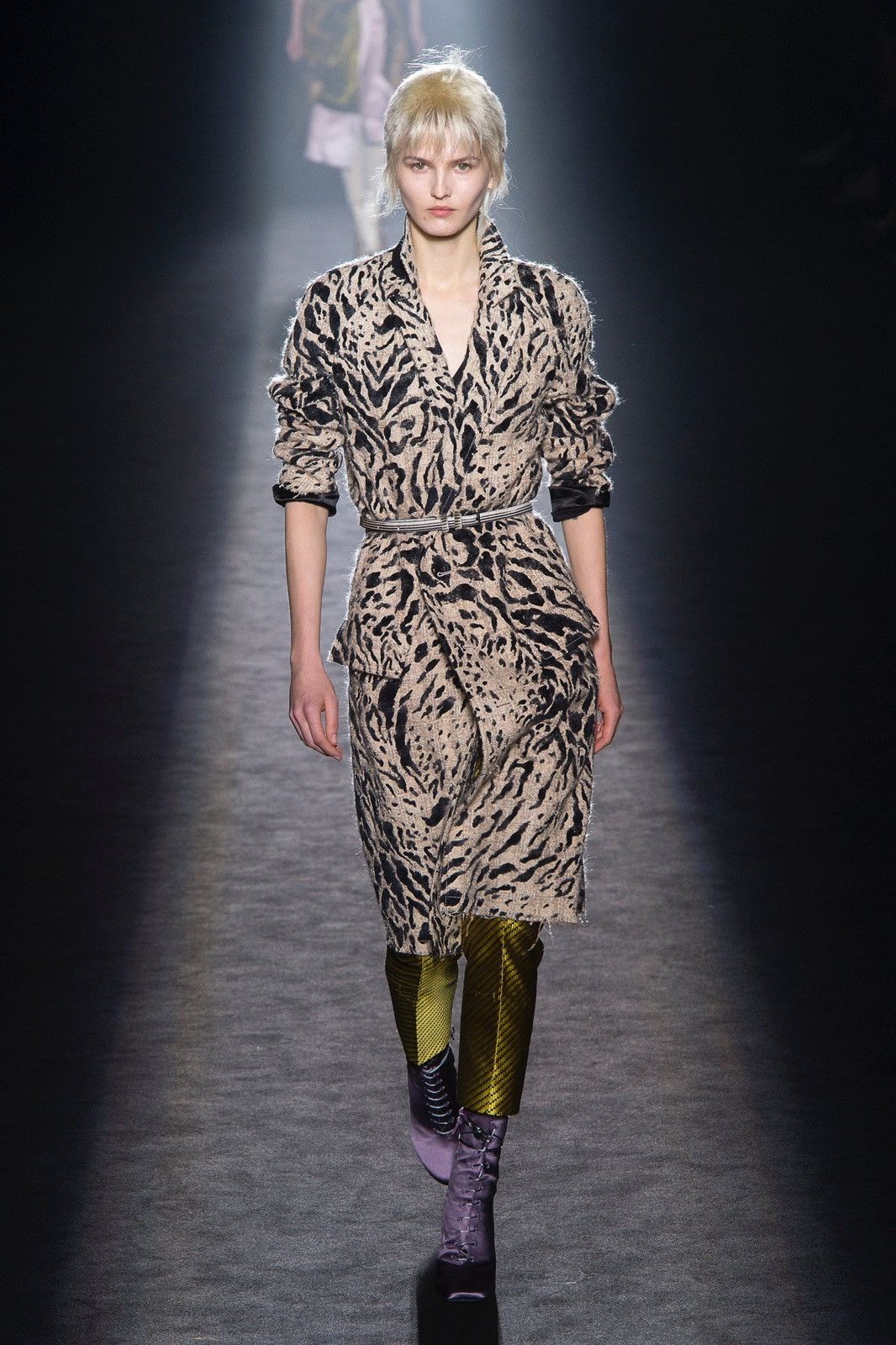 Haider Ackermann AW18 Sample Leopard Tweed Coat Size US S / EU 44-46 / 1 - 6 Thumbnail