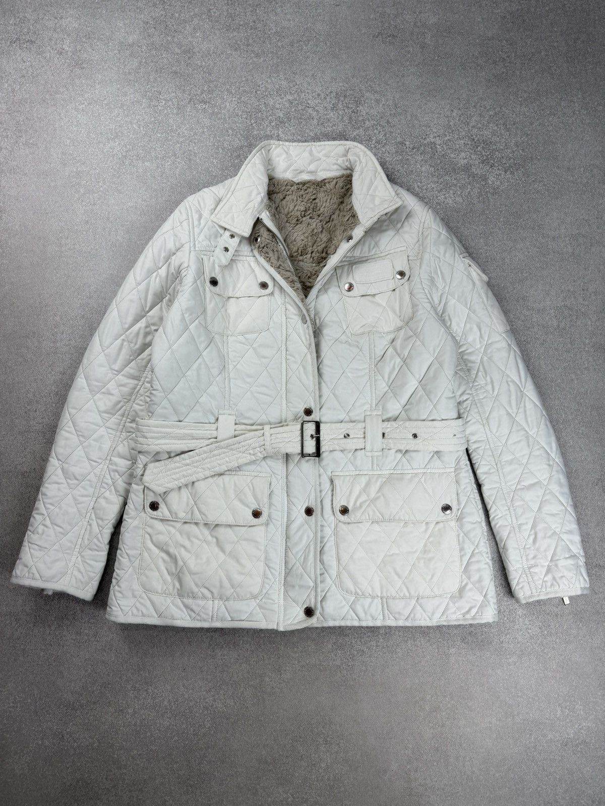 Barbour Barbour Winter International Polarquilt Jacket White Size L / US 10 / IT 46 - 1 Thumbnail