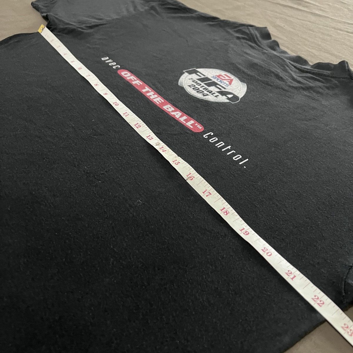 Playstation Vintage EA Sports FIFA Football 2004 Soccer Game Promo Tee Size US L / EU 52-54 / 3 - 6 Thumbnail