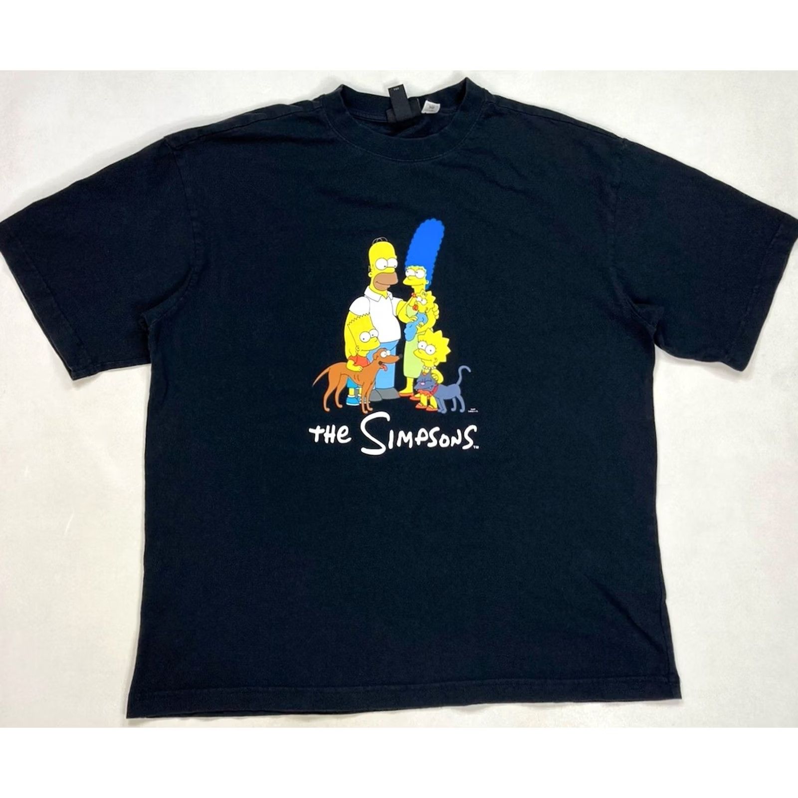 H&M VINTAGE H&M The Simpsons Family Graphic T-shirt Men L Oversized Black Short Sleeve Size US L / EU 52-54 / 3 - 2 Thumbnail