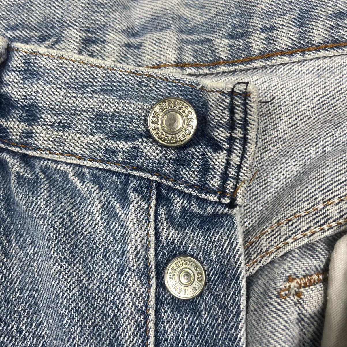 Japanese Brand Vintage 80s Levis 501 Big E Button Fly Distressed Jeans Size US 32 / EU 48 - 10 Thumbnail