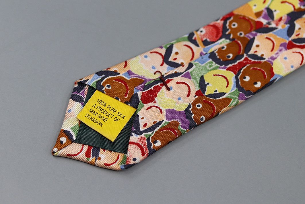 Other Save the Children Tie with Colorful Smiling Faces Print Size ONE SIZE - 4 Thumbnail