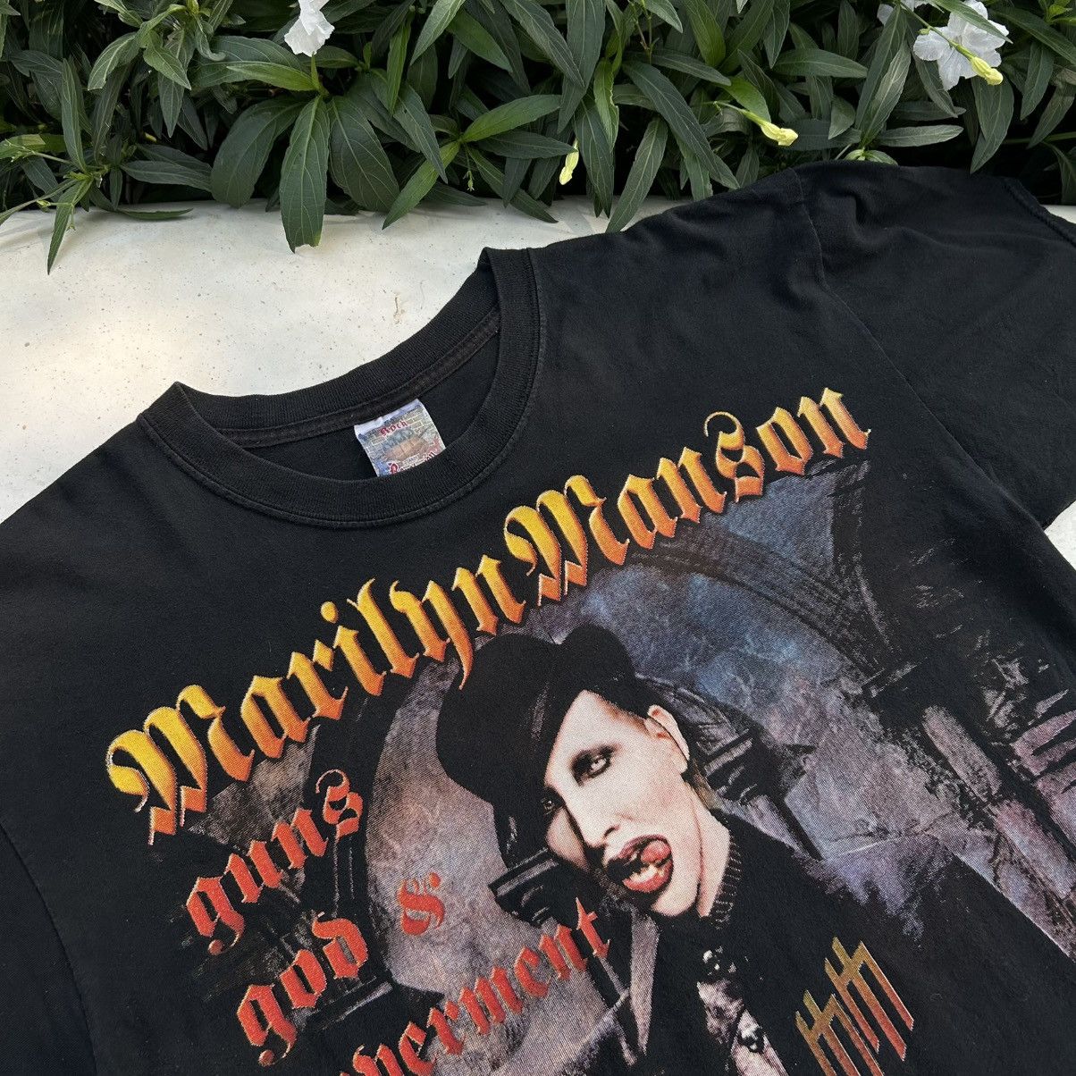 Band Tees Marilyn Manson Y2K Vintge Size US XL / EU 56 / 4 - 3 Thumbnail