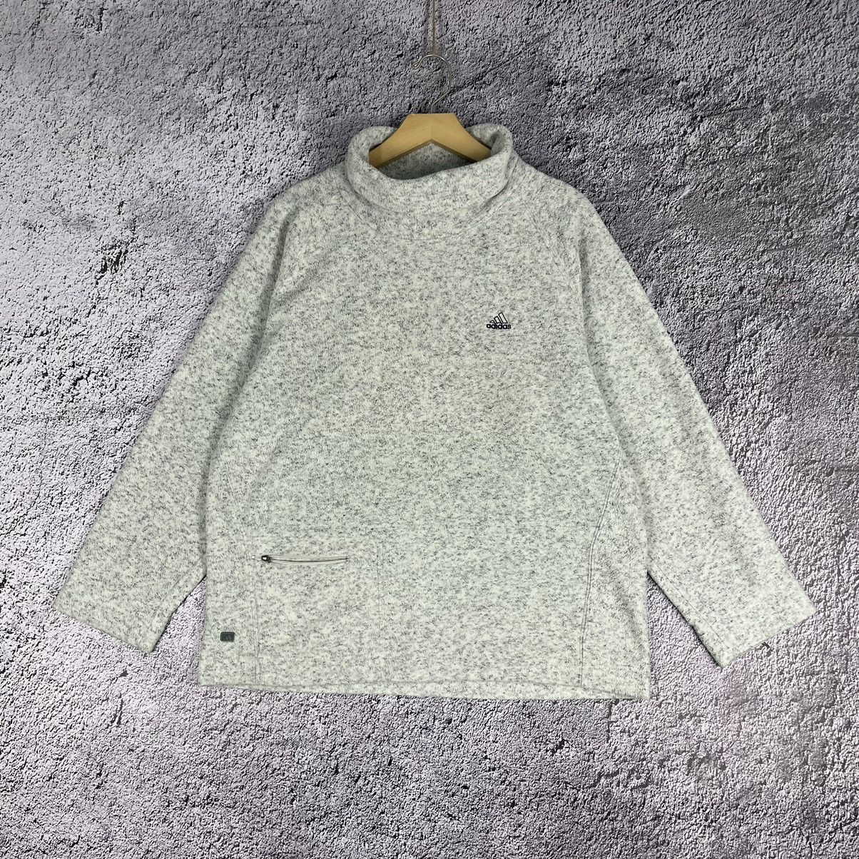 Adidas VINTAGE 👻 Adidas fleece high neck golf sweatshirt Size US L / EU 52-54 / 3 - 2 Thumbnail