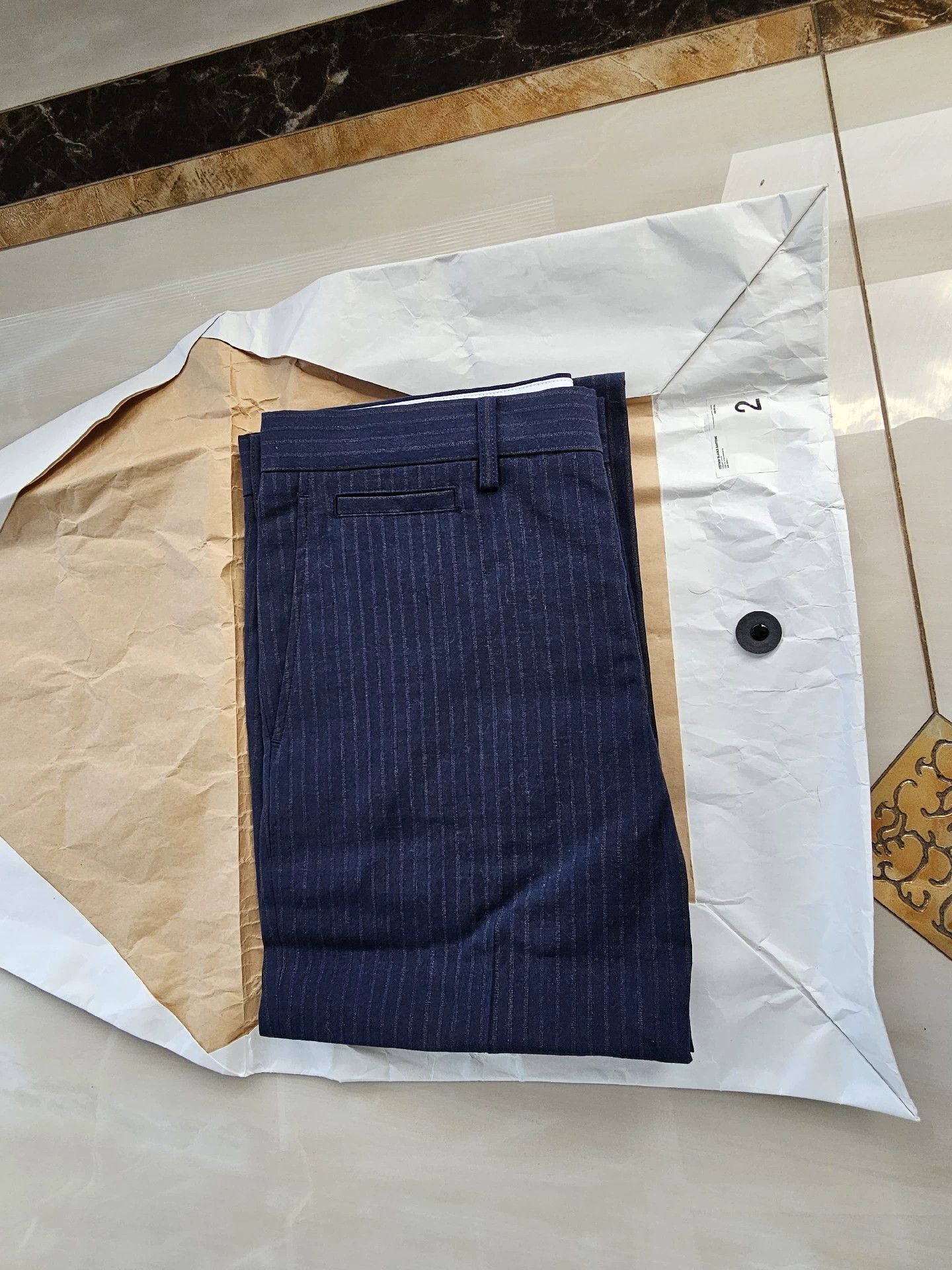 VISVIM STETSON SLACKS SANTOME pants