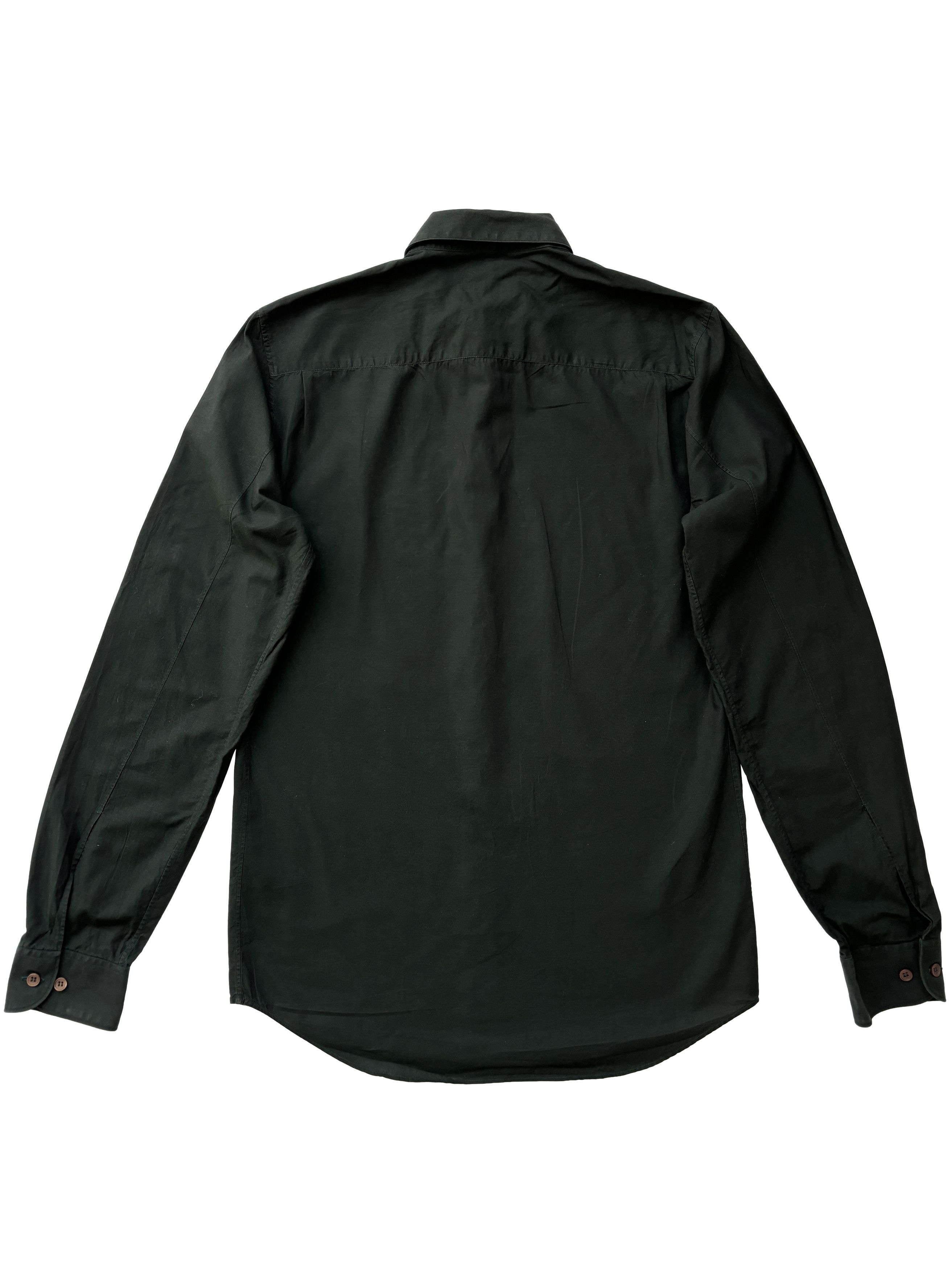Helmut Lang ⚡️QUICK SALE⚡️Helmut Lang Dark Green Button Up Shirt Size US S / EU 44-46 / 1 - 2 Thumbnail
