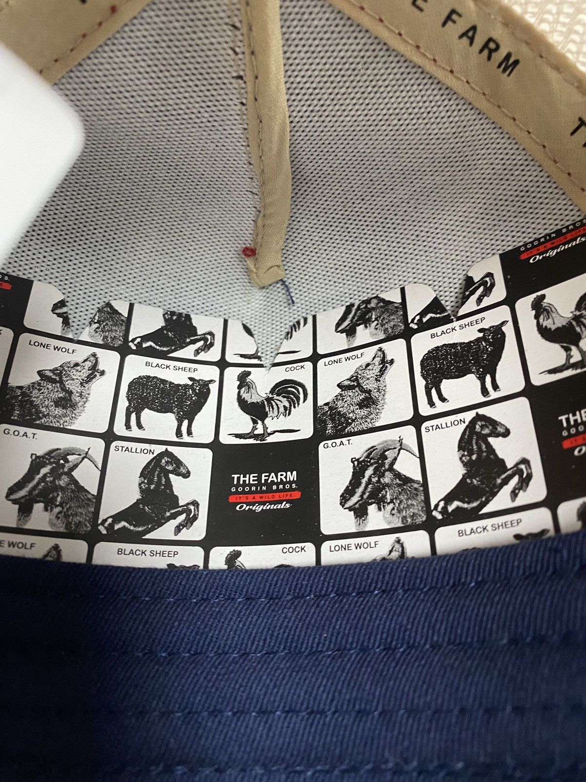 Goorin Bros. Goorin Bros The Farm Trucker The Cock Rooster Navy Hat New Size ONE SIZE - 8 Thumbnail