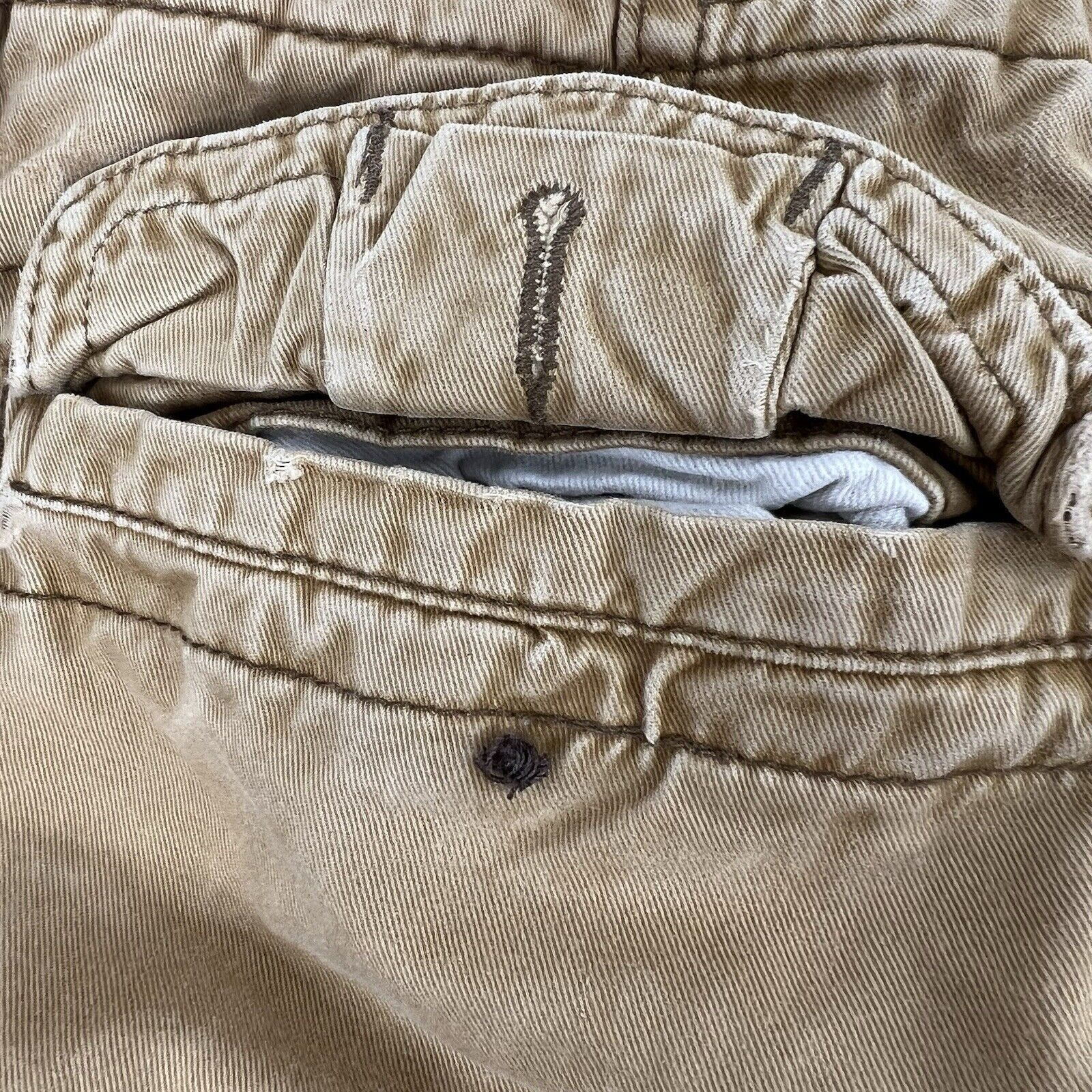 Abercrombie & Fitch Y2K Abercrombie Fitch 32 Cargo Shorts Baggy Distressed Heavy Size US 32 / EU 48 - 7 Thumbnail