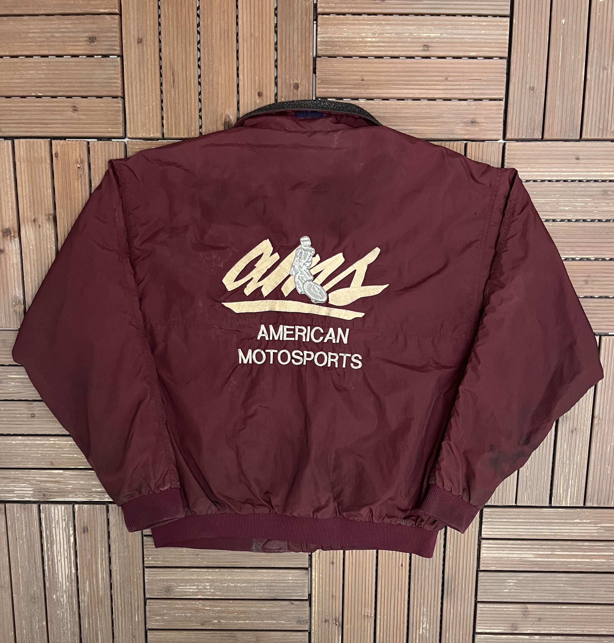 Vintage × White Sierra White Sierra American Motosports Vintage Jacket Size US XL / EU 56 / 4 - 4 Thumbnail