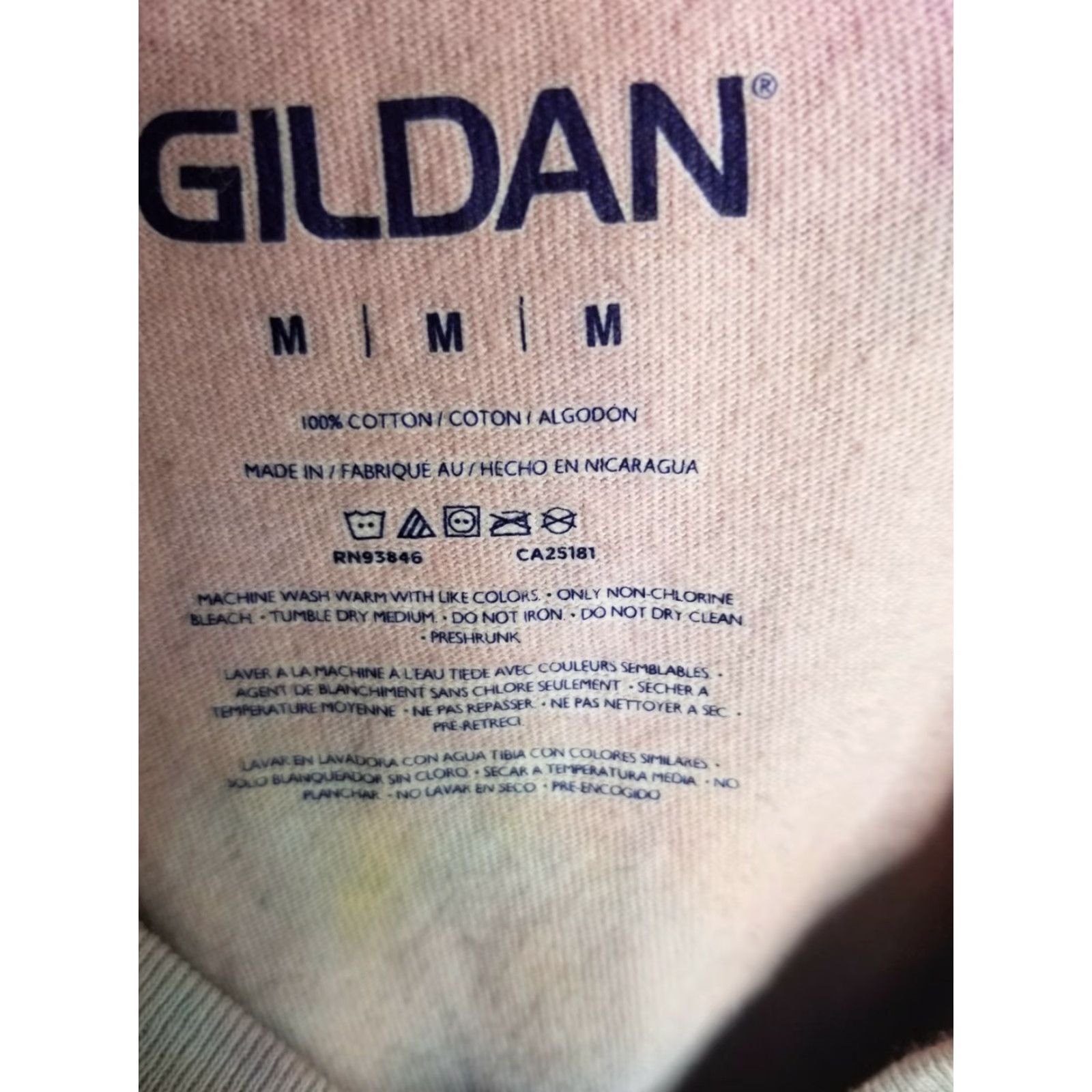 Gildan I'm Done Adulting Where's My Camper Camping Tie Ice Dye Shirt Mens M Size US M / EU 48-50 / 2 - 4 Thumbnail