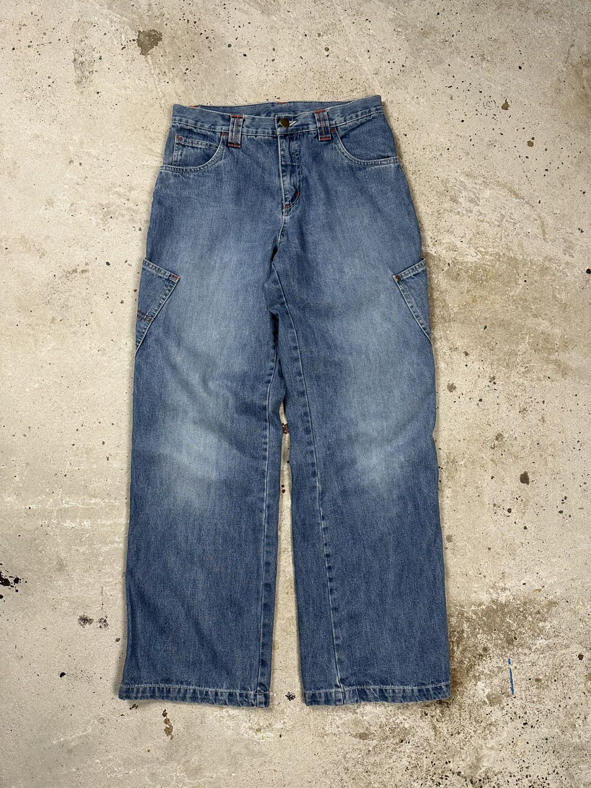 JNCO × Vintage Vintage Y2K Jnco Style Baggy Multi Pocket Denim Pants Jeans Size US 28 / EU 44 - 2 Thumbnail