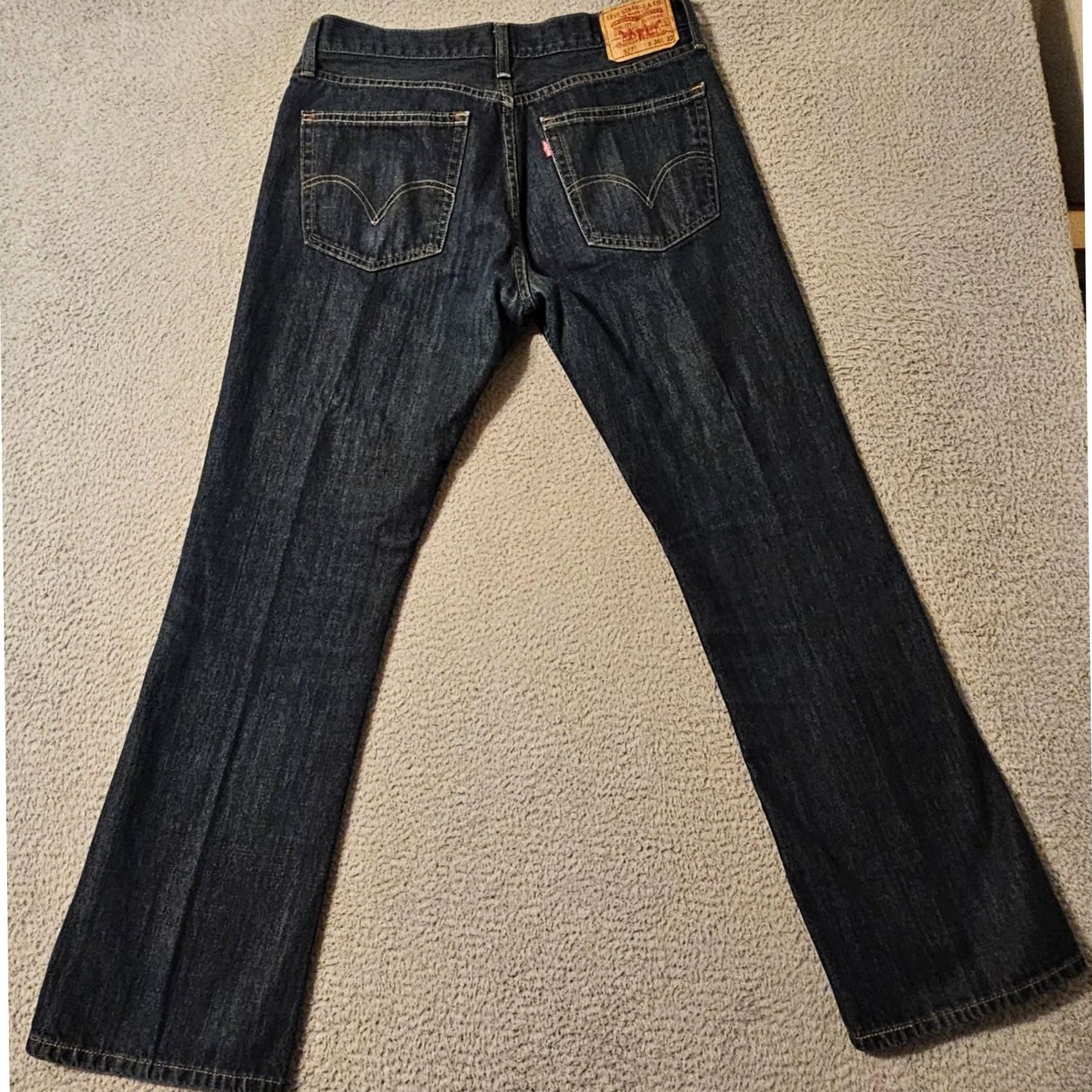 Levi's Levi's 527 Boot Cut Dark Wash Western Ranch Cowboy Jeans Mens 36x32 Size US 36 / EU 52 - 2 Thumbnail