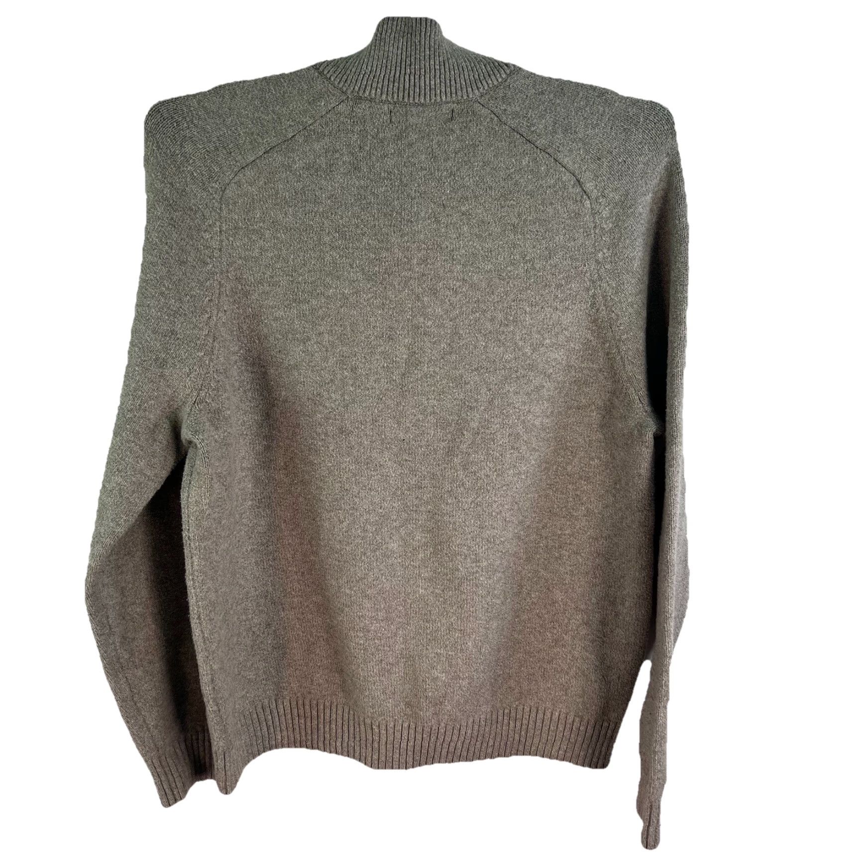 Banana Republic Banana Republic Quarter Zip Knit Sweater Beige Men’s Size L Cotton Size US L / EU 52-54 / 3 - 4 Thumbnail