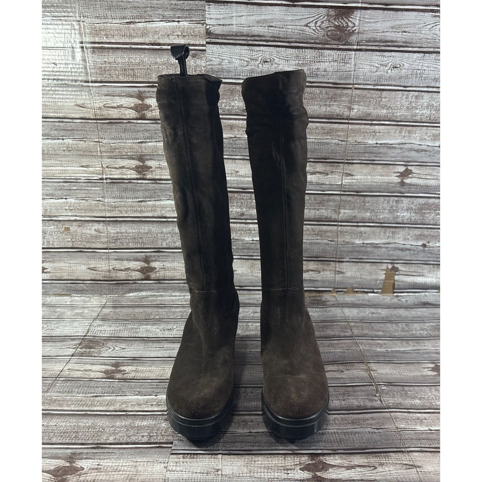 Robert Clergerie Robert Clergerie Suede Knee High Boots Size 9.5 B color brow Size US 9.5 / IT 39.5 - 2 Thumbnail