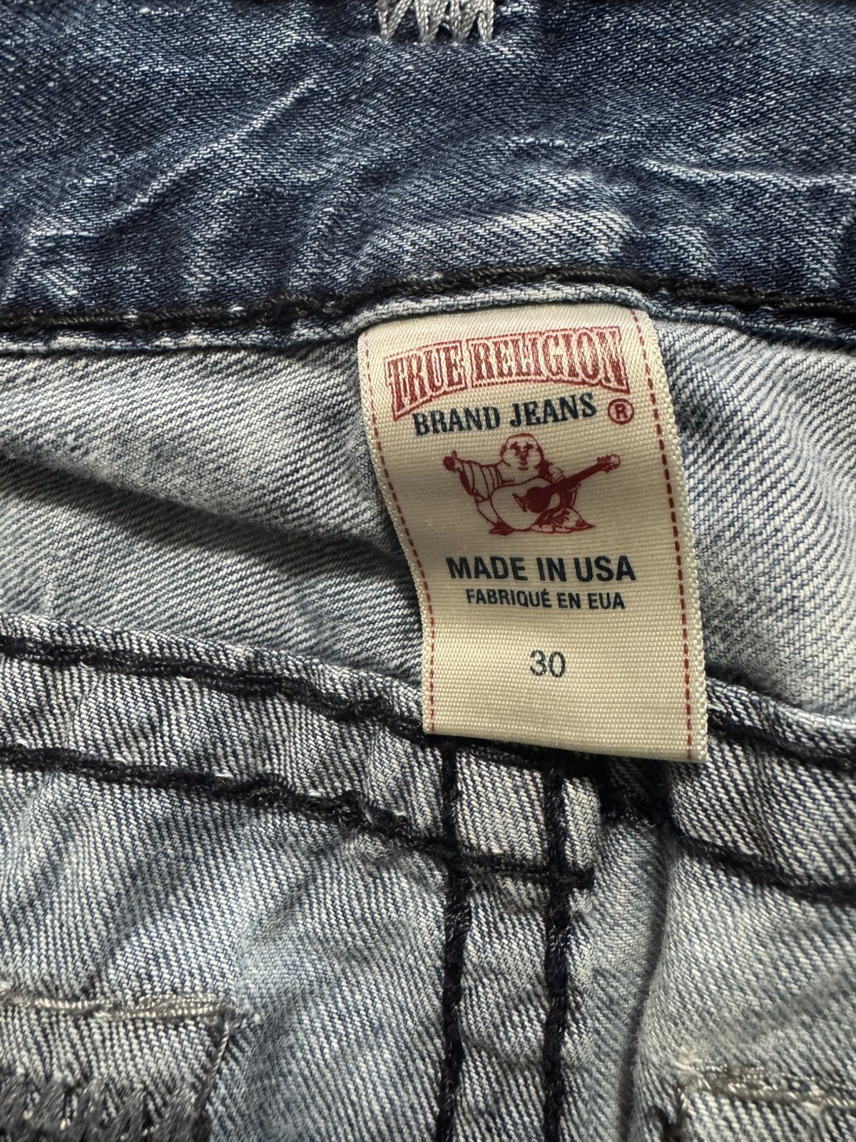 True Religion True Religion Acid Wash Denim Size US 30 / EU 46 - 7 Thumbnail