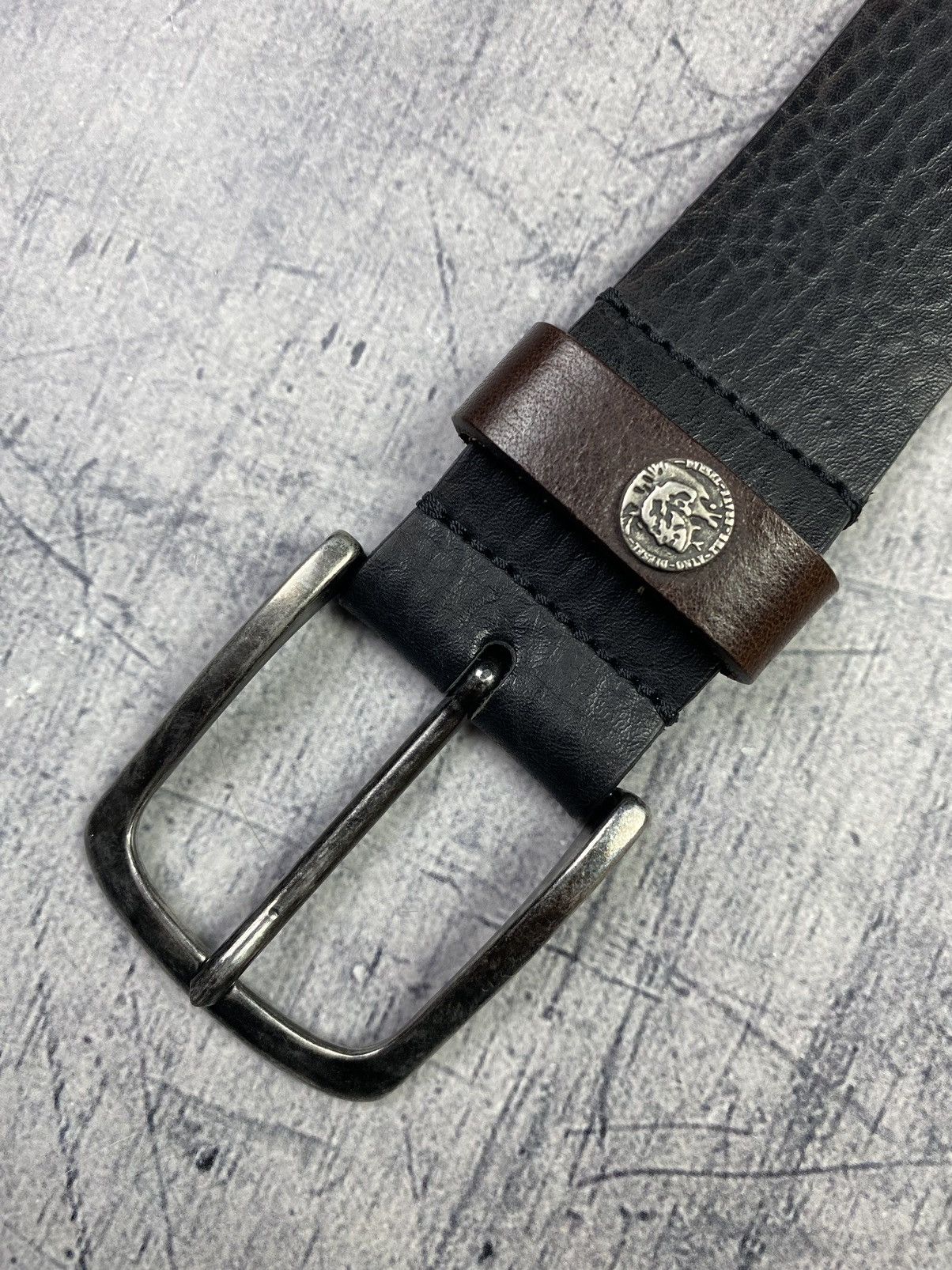 Diesel × Vintage Vintage Diesel Leather Belt Size ONE SIZE - 11 Thumbnail
