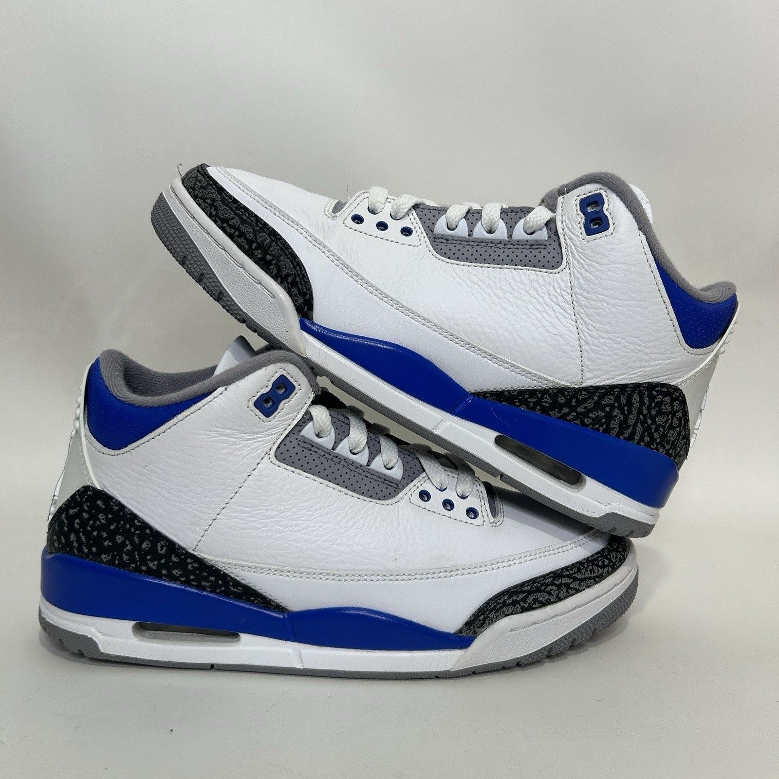 Nike Nike Air Jordan 3 Retro "Racer Blue/White" Size US 9 / EU 42 - 1 Thumbnail