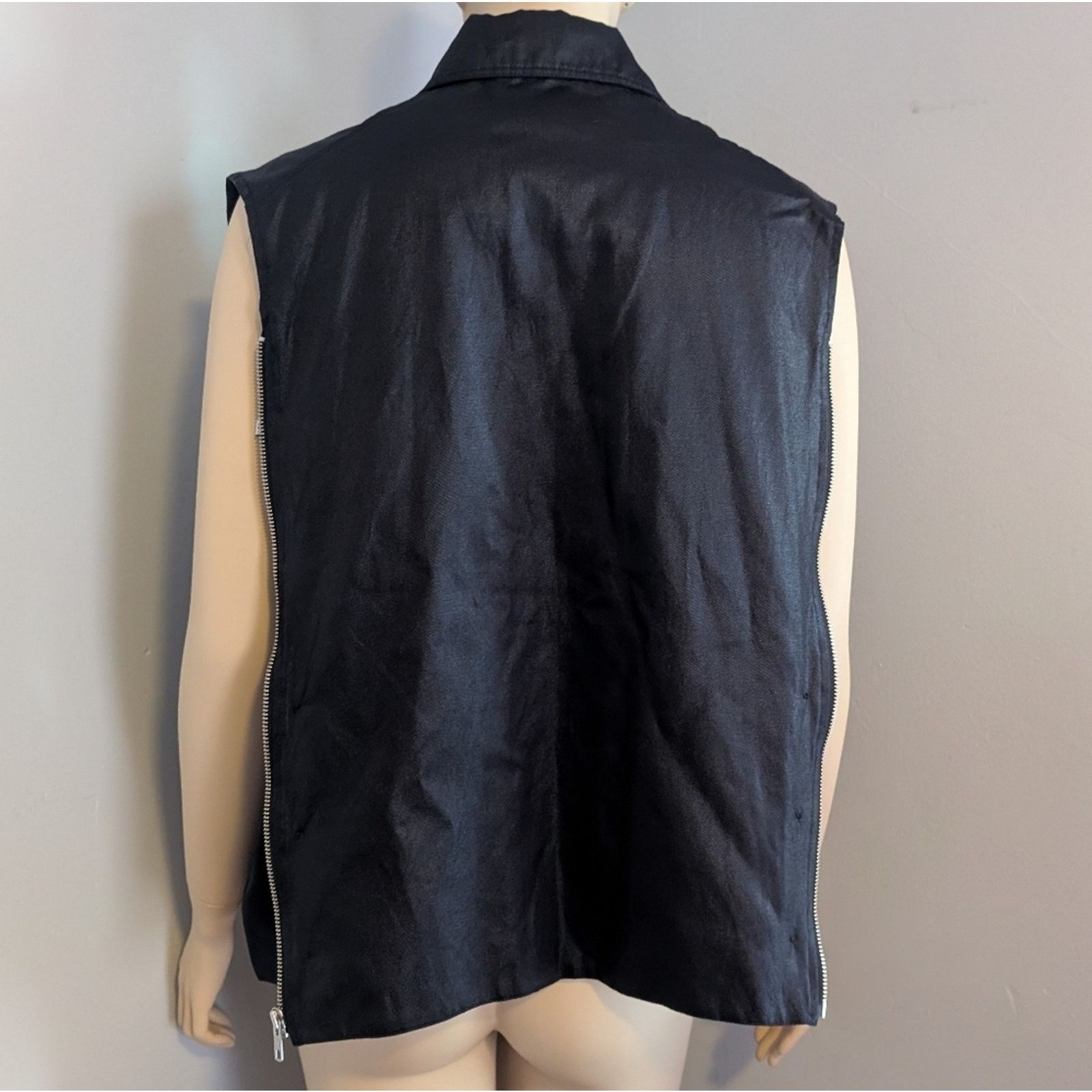 Ann Demeulemeester Vintage Ann Demeulemeester Vest Snaps + Zip Sides 38 EU 6 US Size S / US 4 / IT 40 - 2 Thumbnail