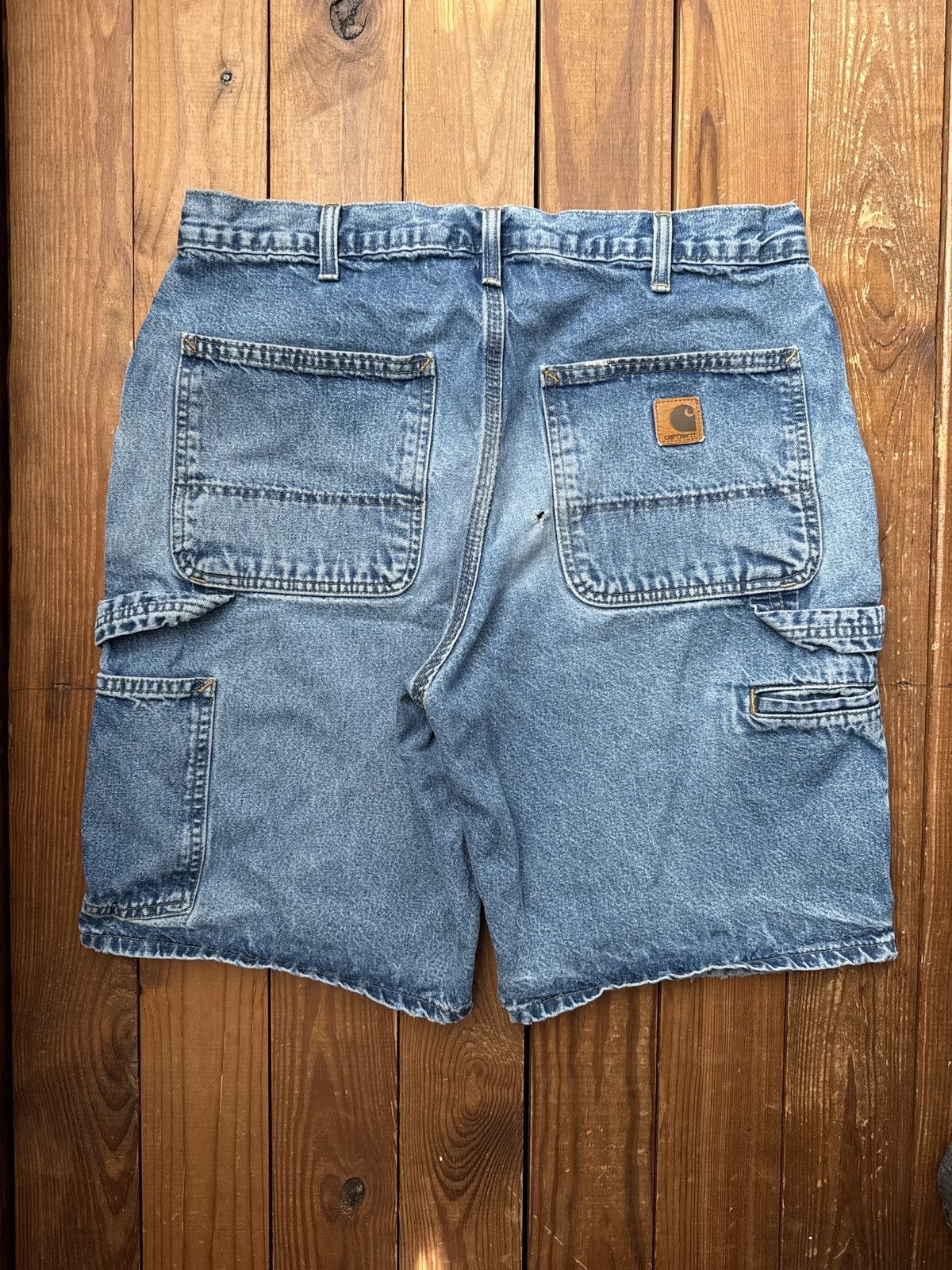 Vintage Carhartt Denim Jean Carpenter Shorts