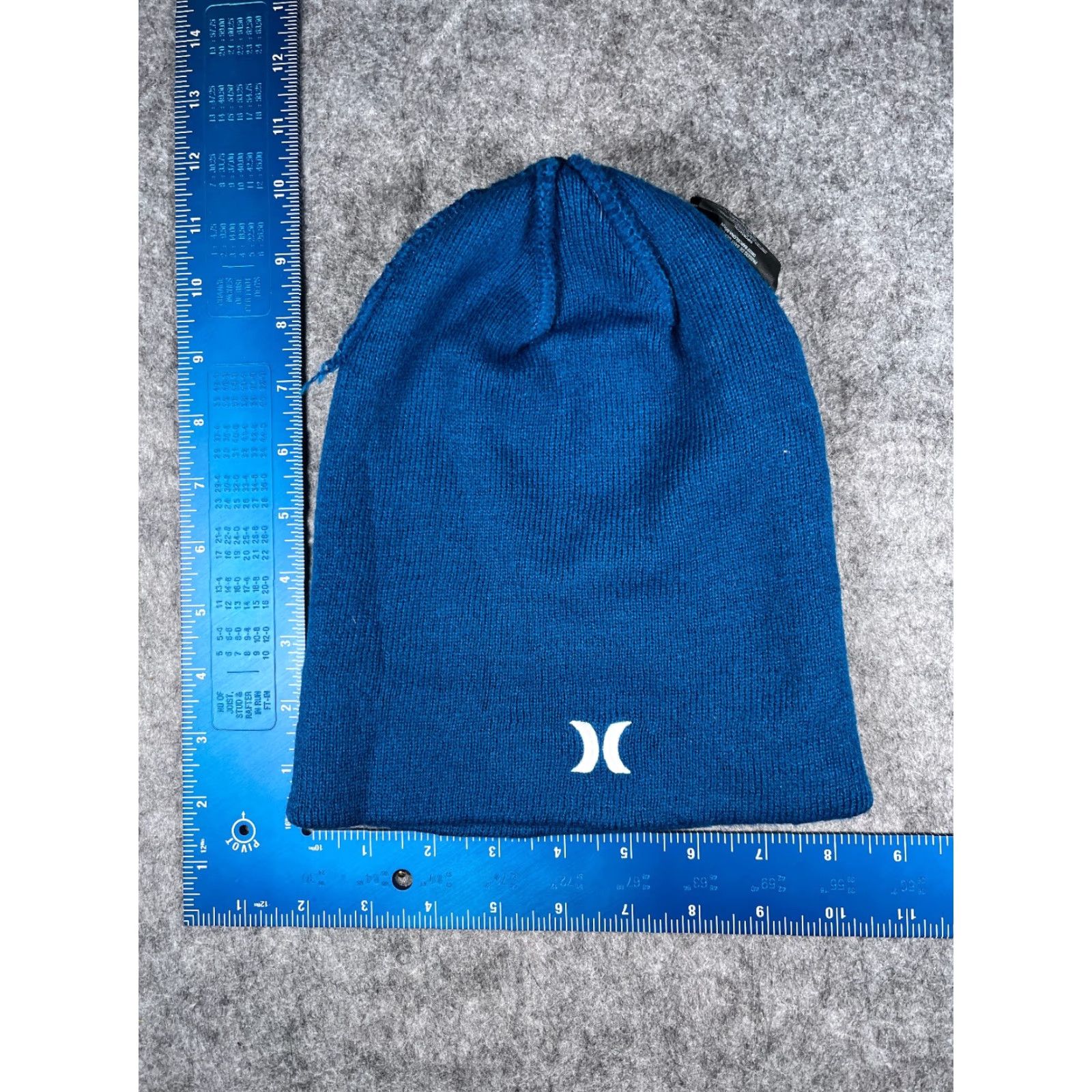 Hurley Hurley Beanie Adult One Size Blue Knit Acrylic Outdoor Ski Mens Size ONE SIZE - 5 Thumbnail