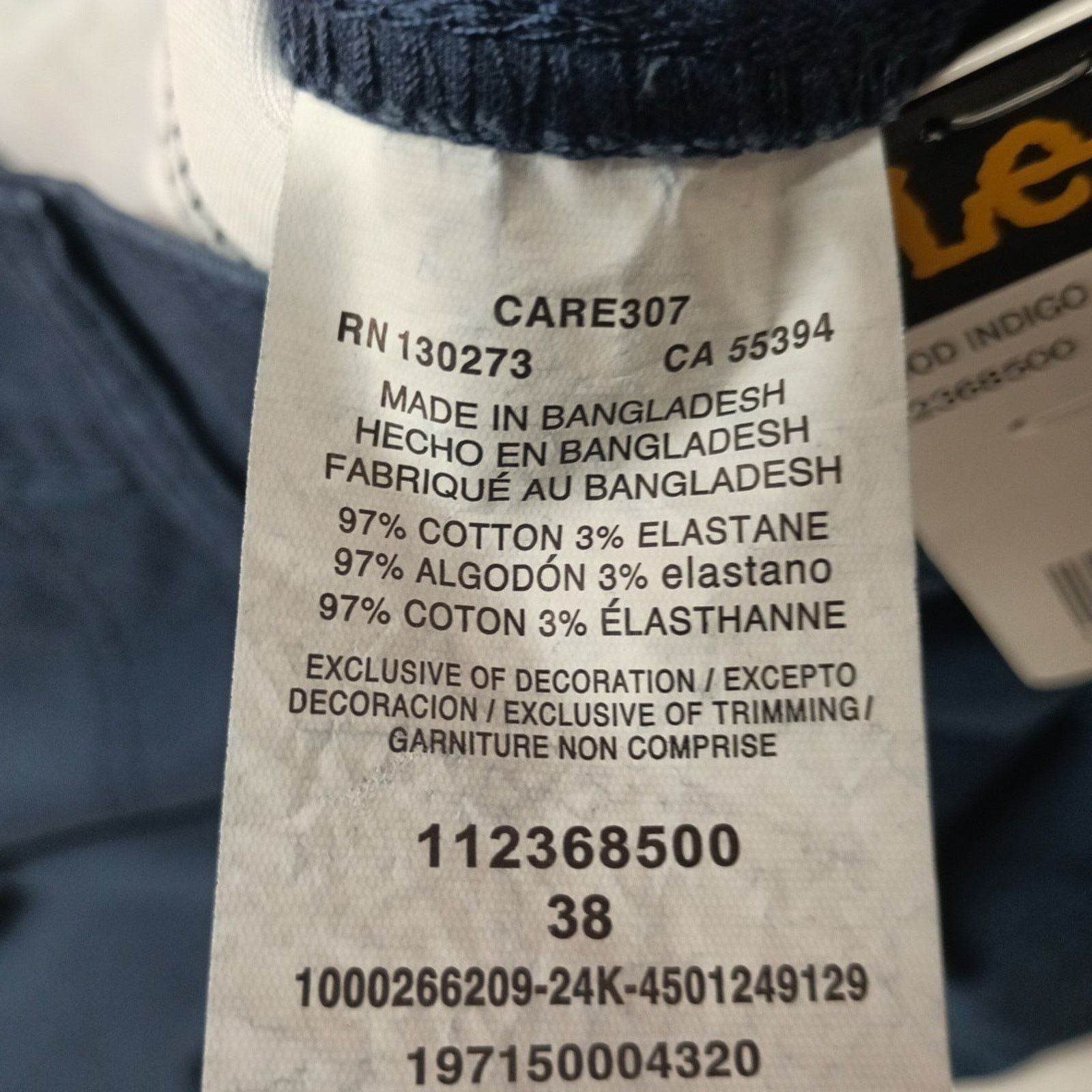Lee Lee Cargo Shorts Men's Size 38 Blue 11" Inseam Relaxed Fit Size US 38 / EU 54 - 4 Thumbnail