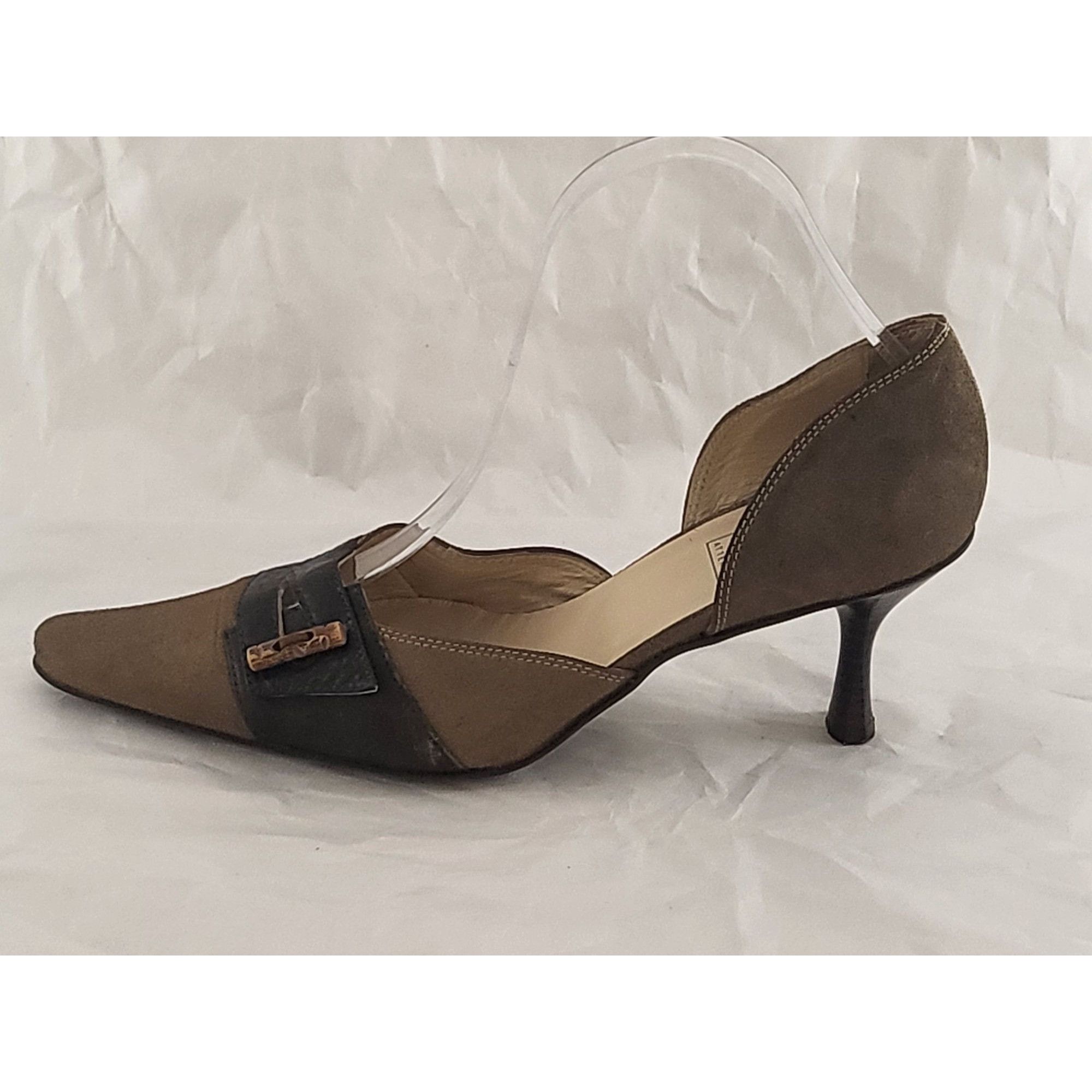 Designer Dirndl + Bua Attersee Suede Leather Sz 38 1/2 EU 6.5 US Kitt Size US 6.5 / IT 36.5 - 1 Thumbnail