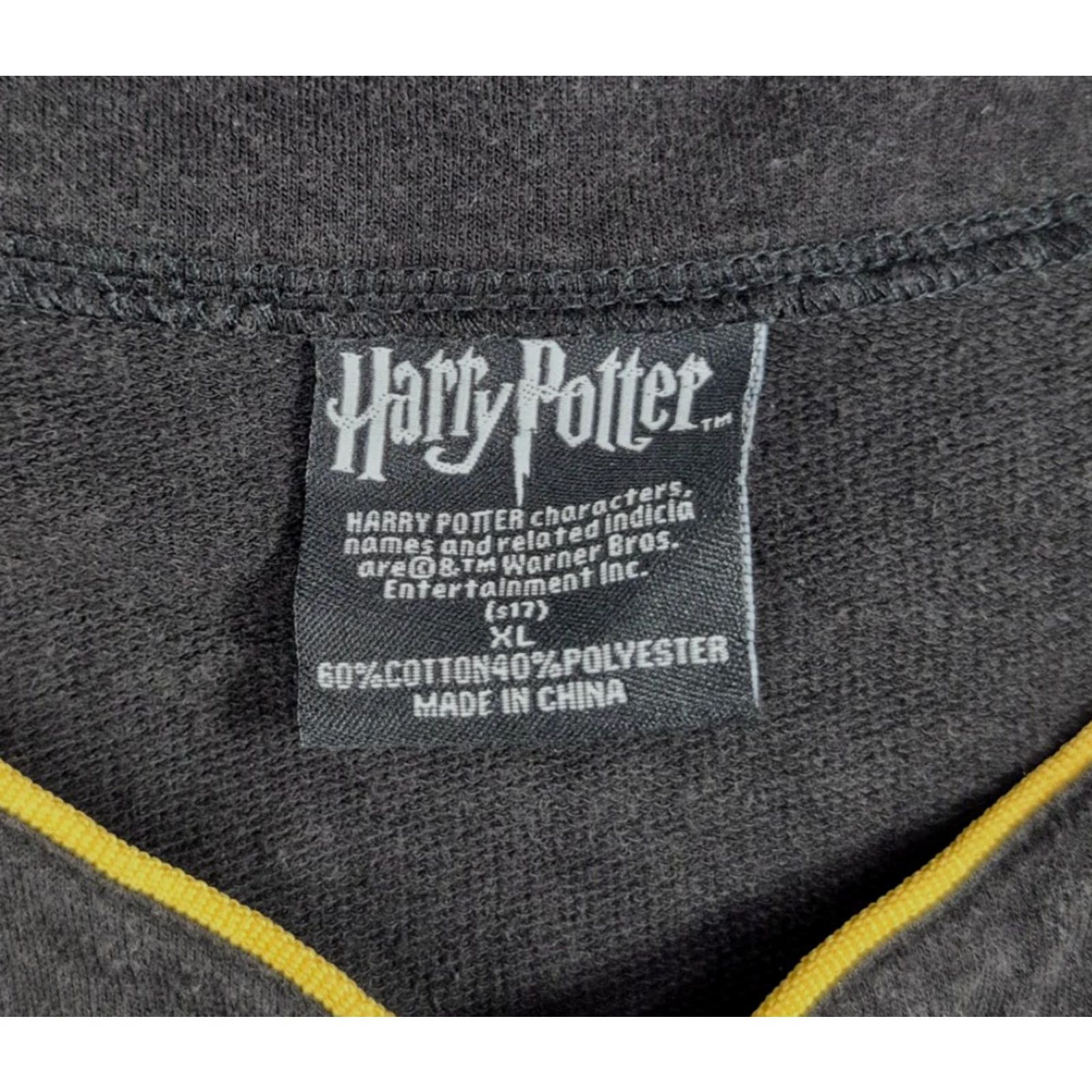 Disney Disney Harry Potter Hogwarts Quidditch Shirt Mens XL Black Baseball Jersey Tee Size US XL / EU 56 / 4 - 6 Thumbnail